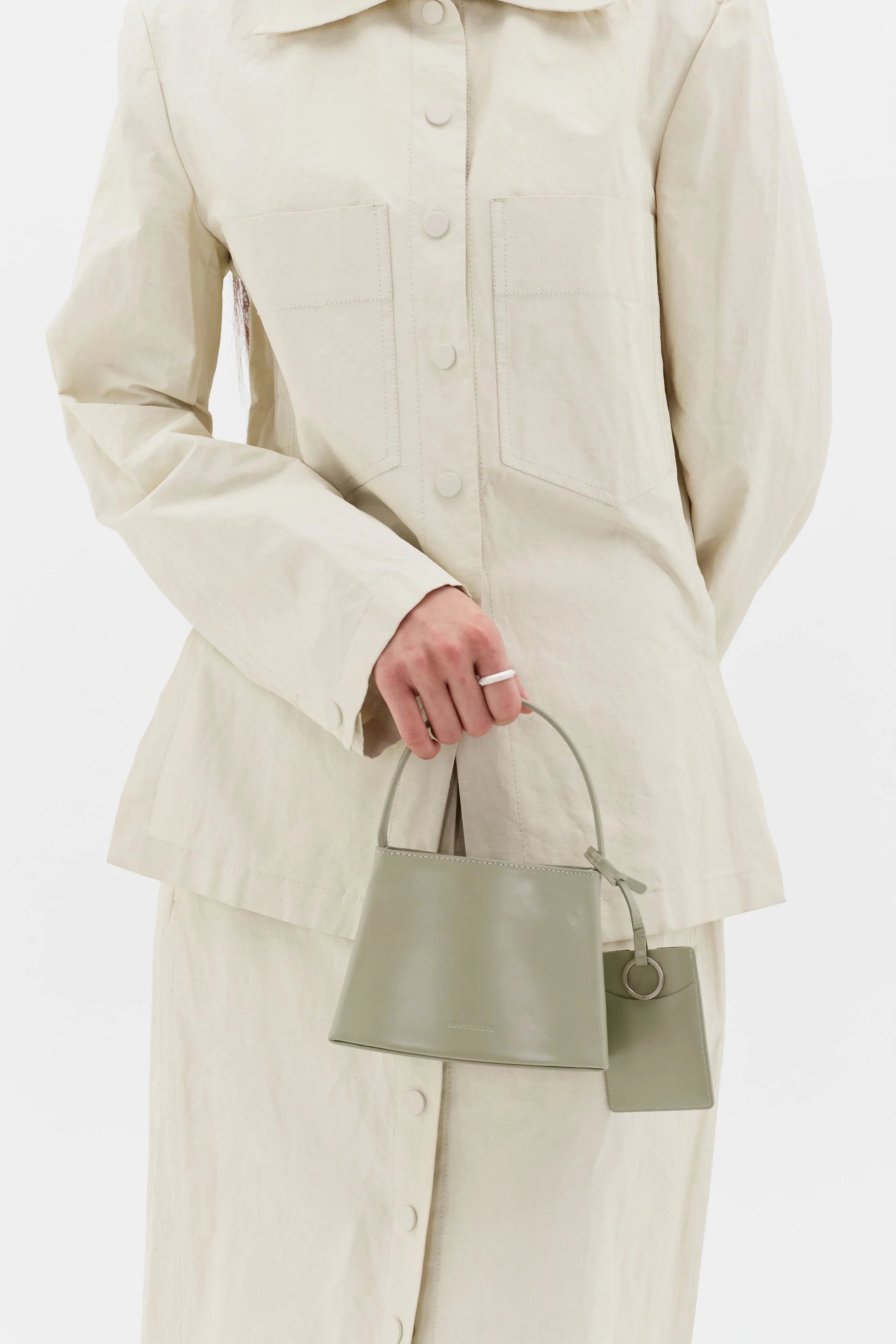 NEW MINI CURVE BAG - GREEN