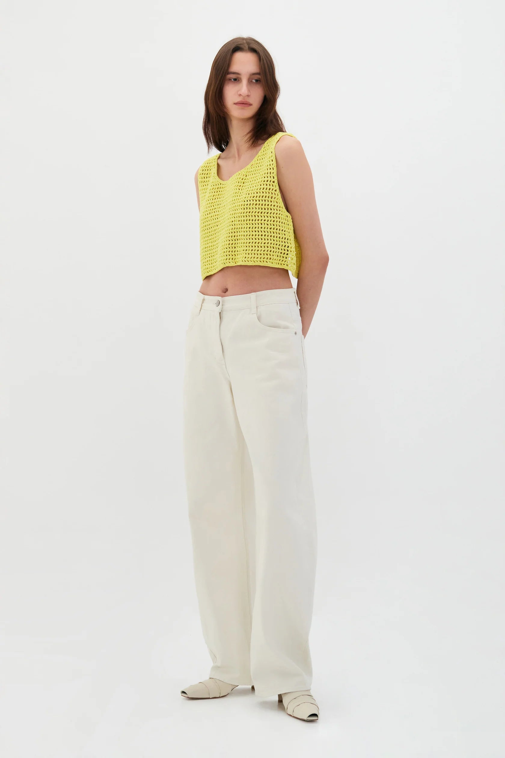 HANDMADE 2-WAY KNIT TOP/GR
