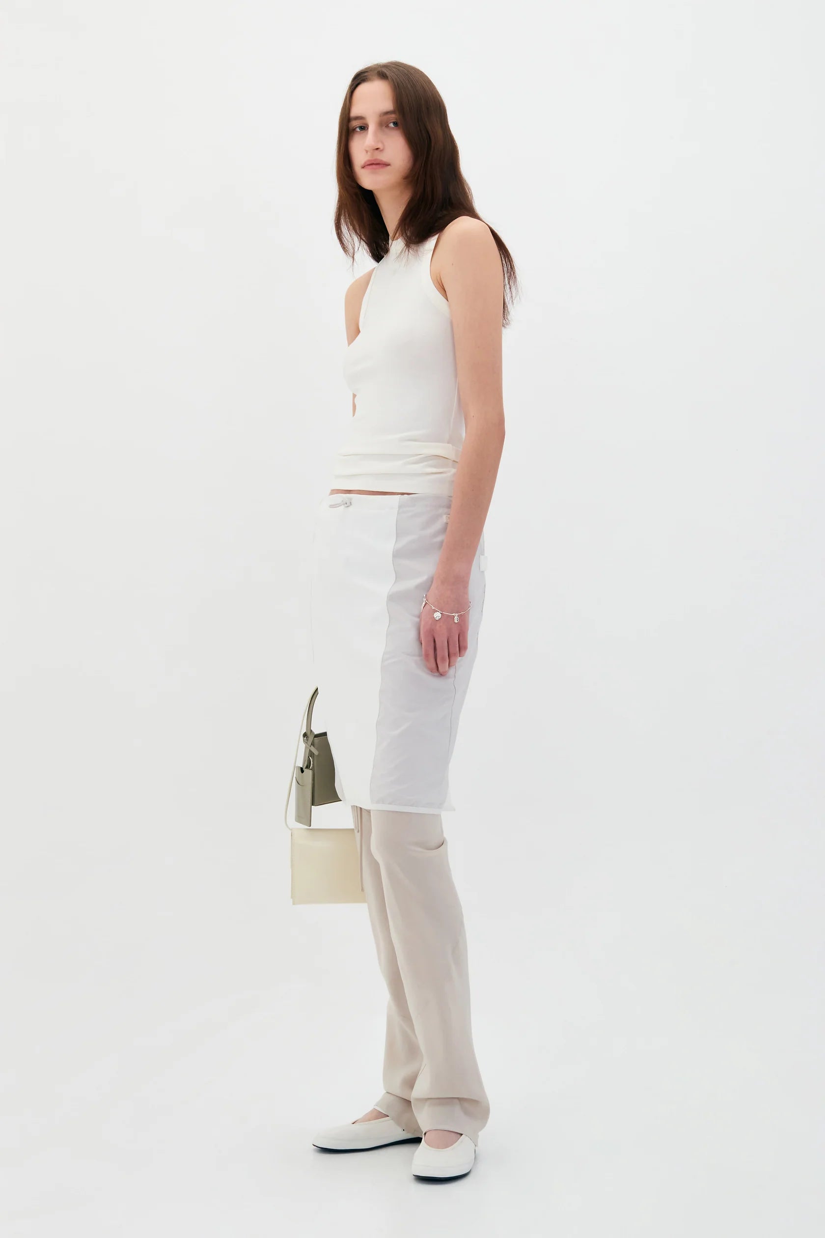 JERSEY SLEEVELESS TOP/IV