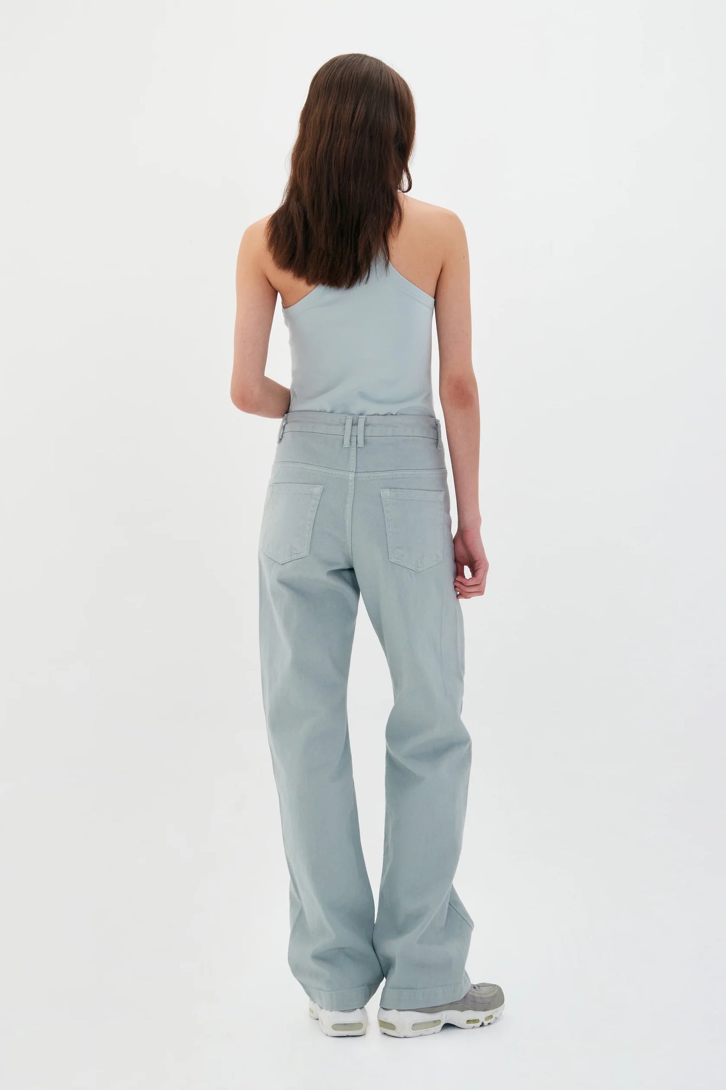 JERSEY SLEEVELESS TOP/BLU