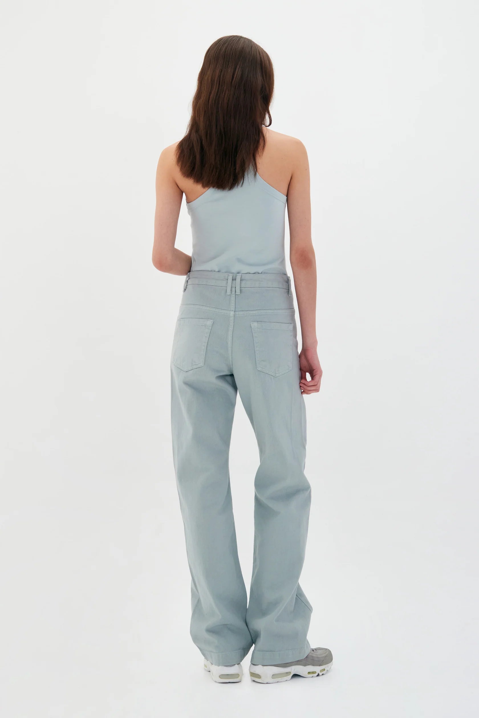 JERSEY SLEEVELESS TOP/BLU