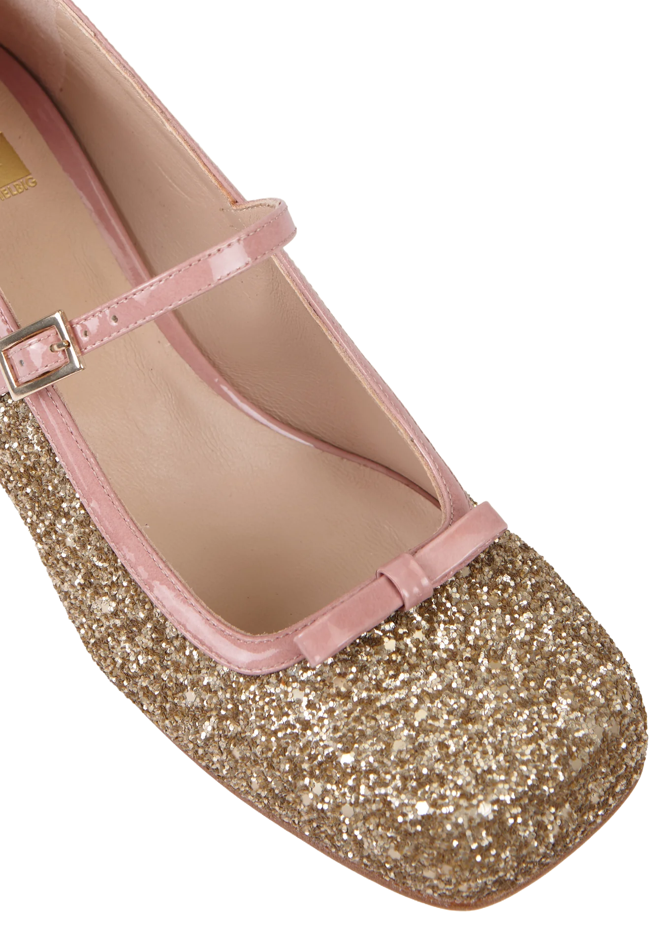 MARY JANE GLITTER CHAMPAGNE