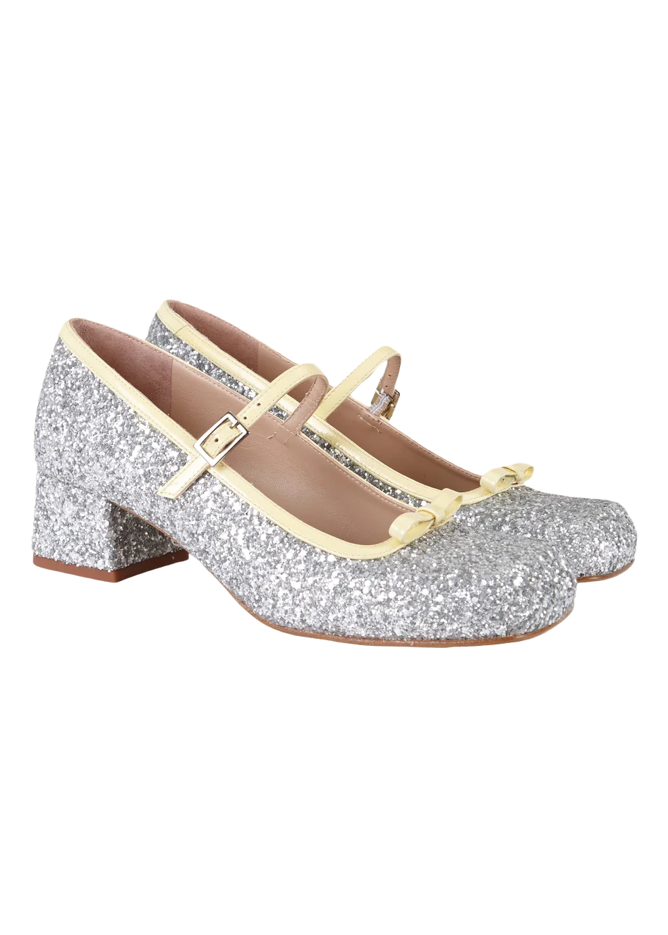MARY JANE GLITTER SILVER