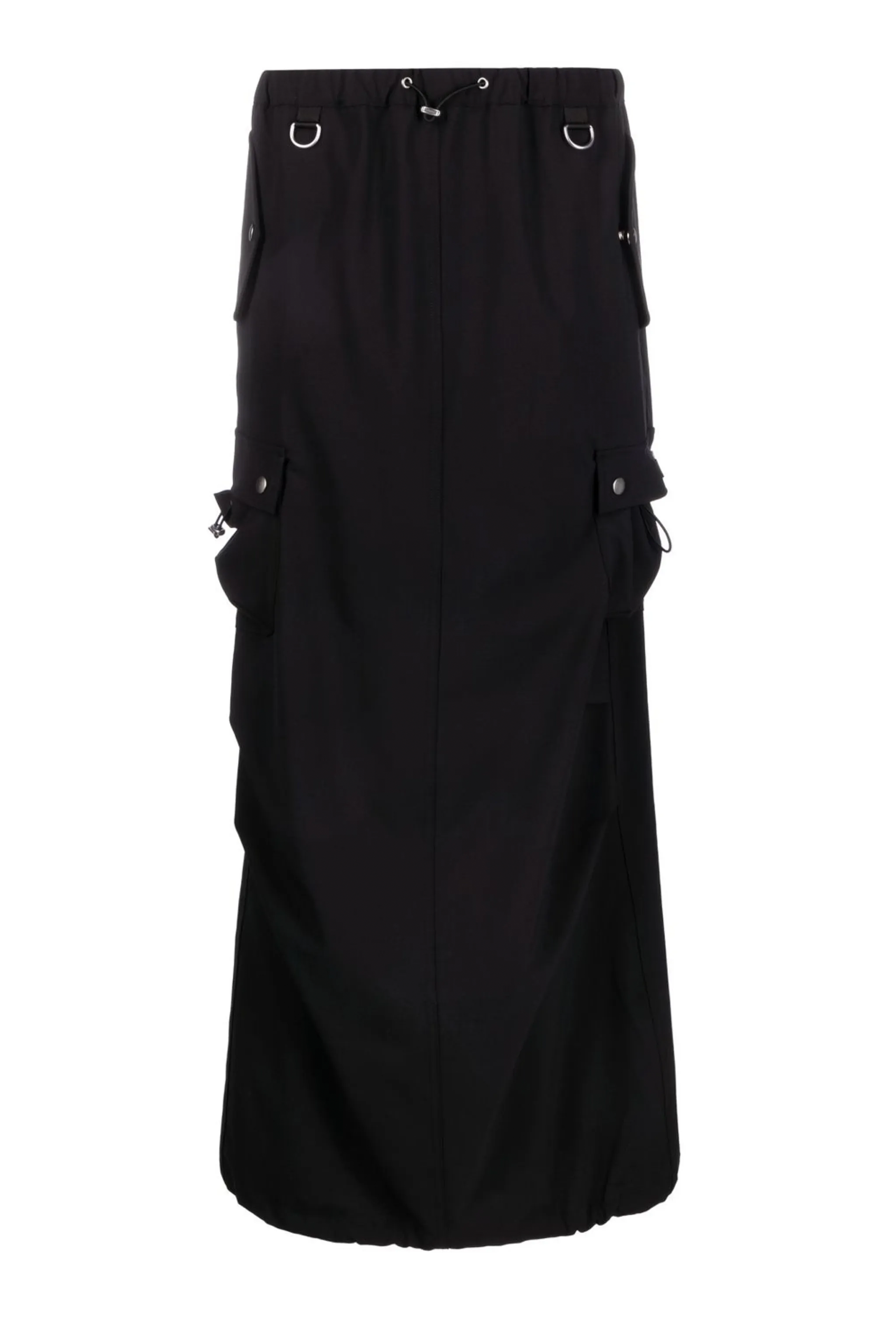 Tailored Cargo Maxi Skirt