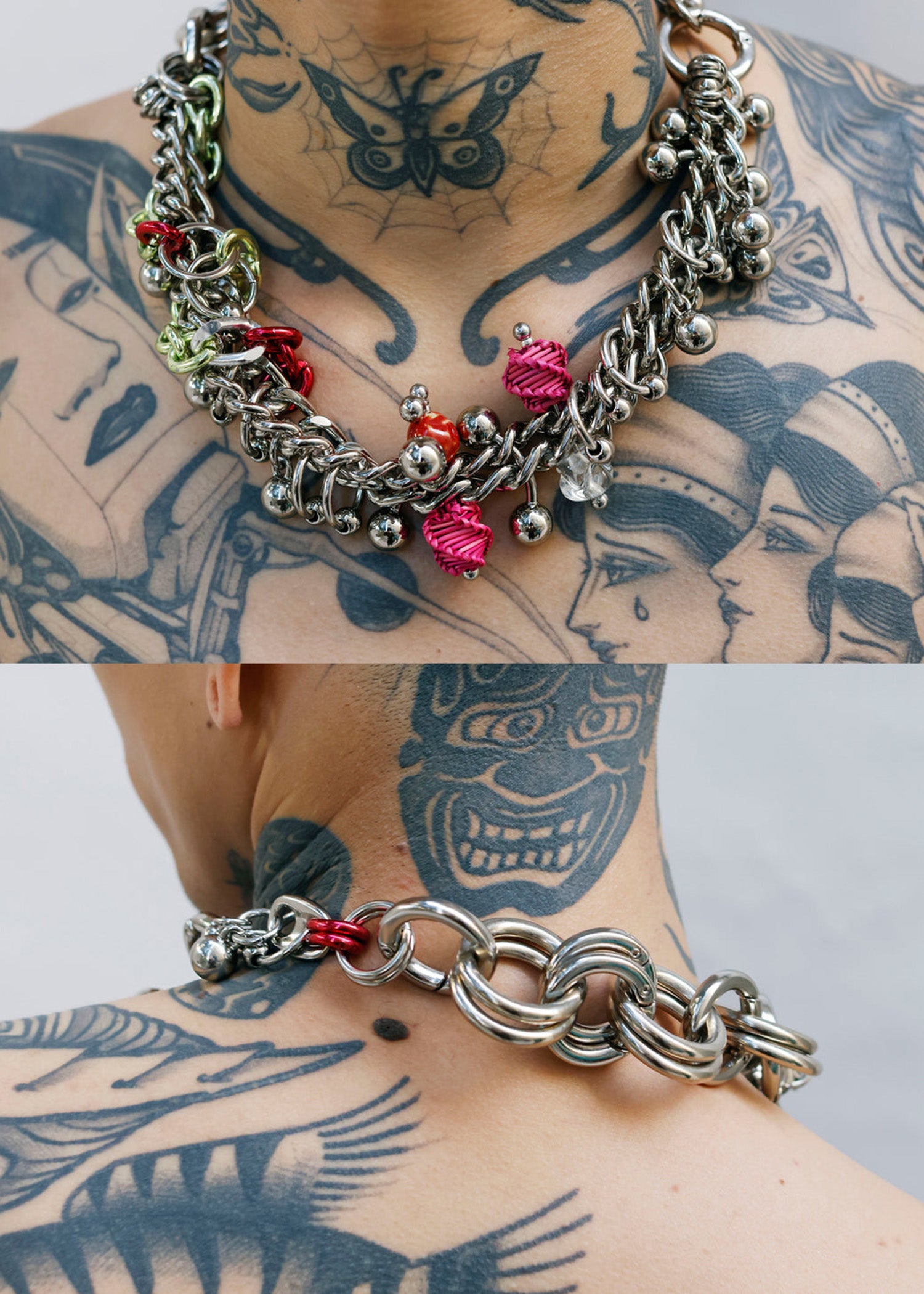 Megasoma Pink Necklace