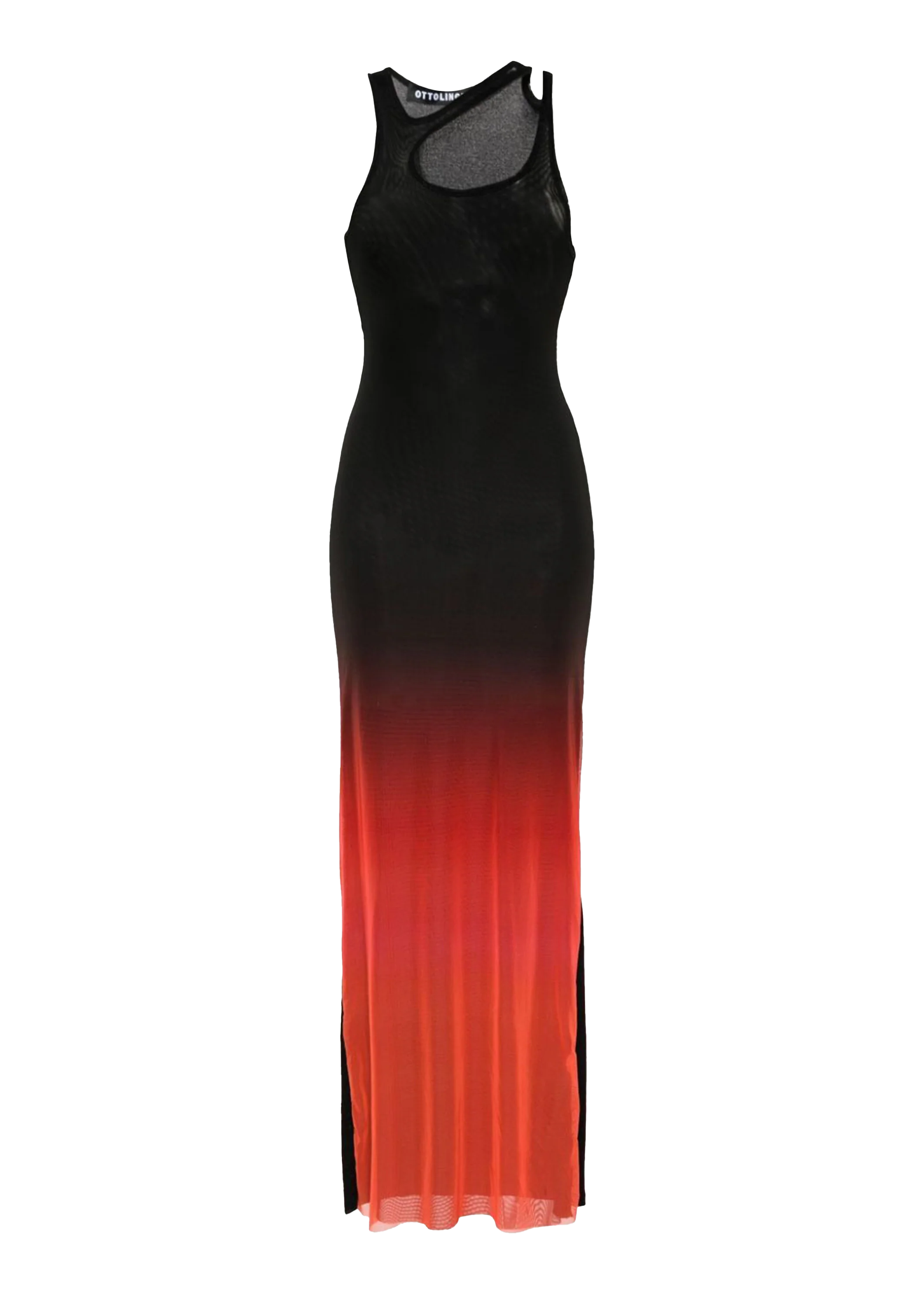 Mesh Tank Maxi Dress