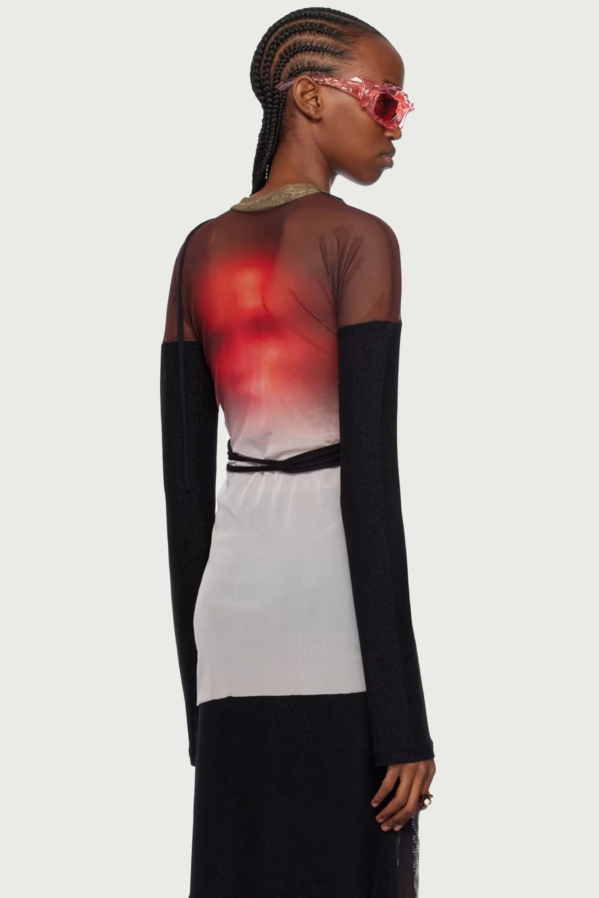 Mesh Wrap Longsleeve