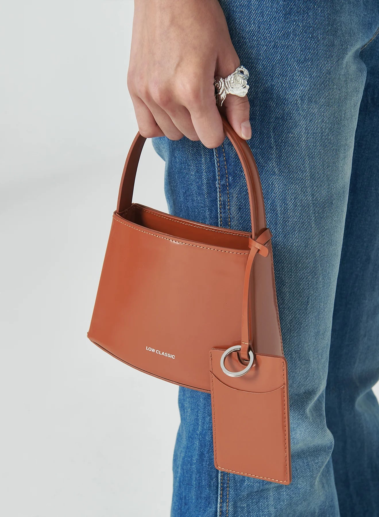 NEW MINI CURVE BAG - BROWN