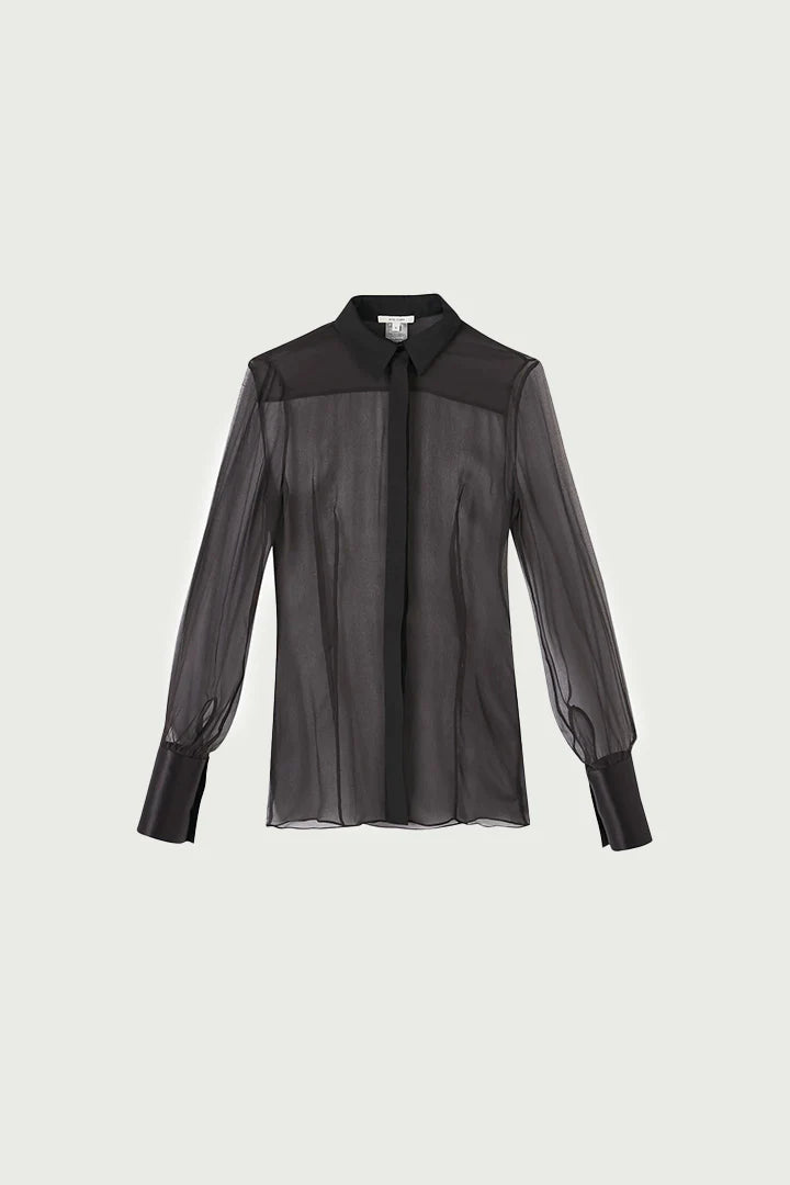 SHIRT W SATIN CUFFS