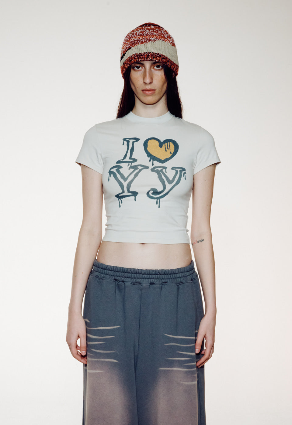 I LOVE YY TEE BEIGE