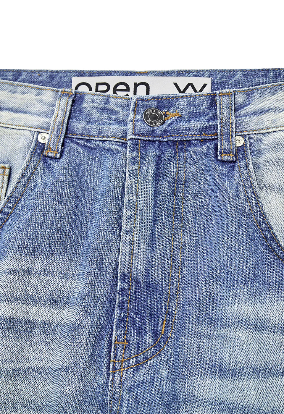 KNEE CARGO JEANS
