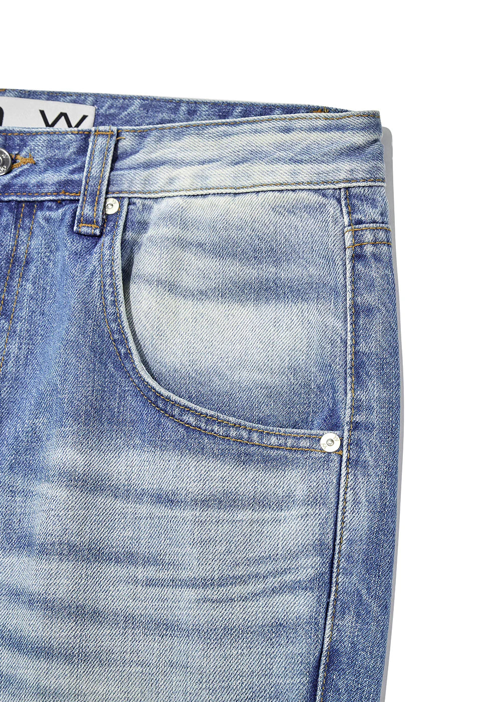 KNEE CARGO JEANS