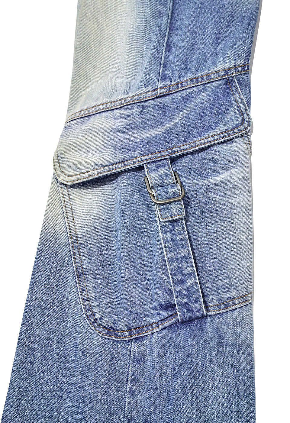KNEE CARGO JEANS