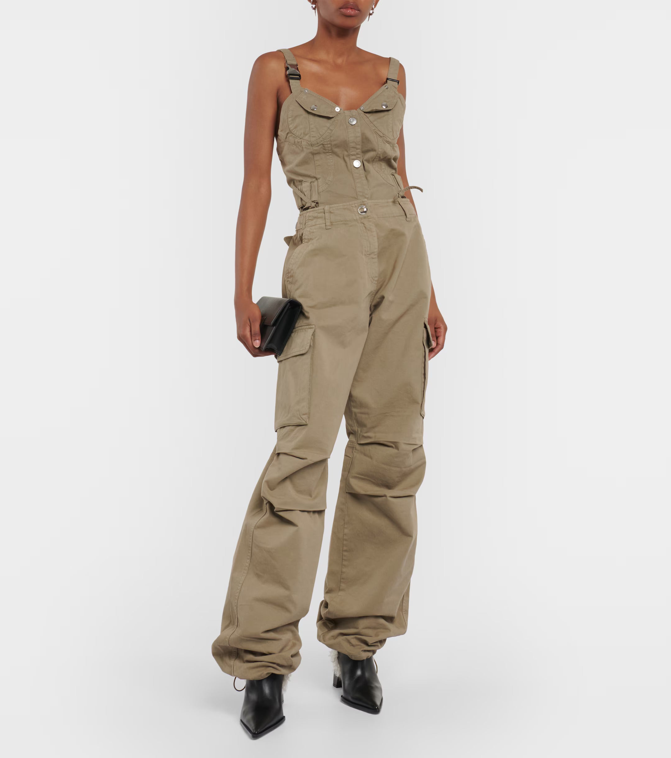 Wide Leg Cargo Pants