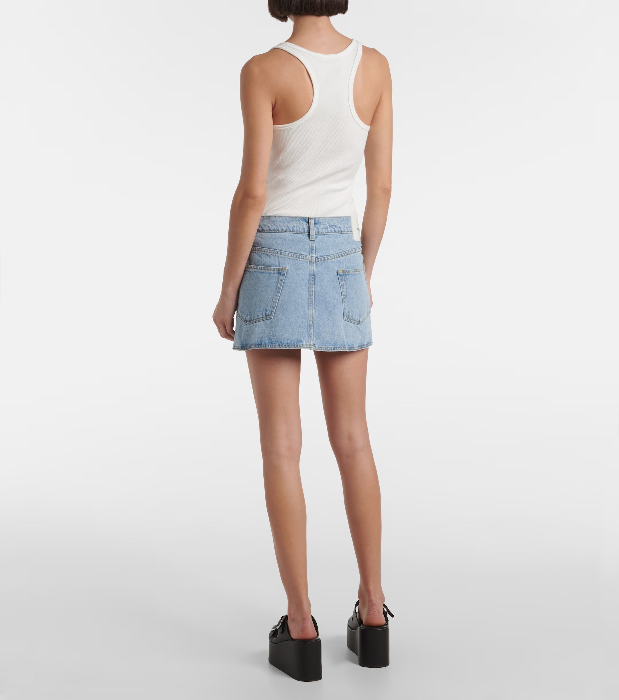 Denim Mini Skirt