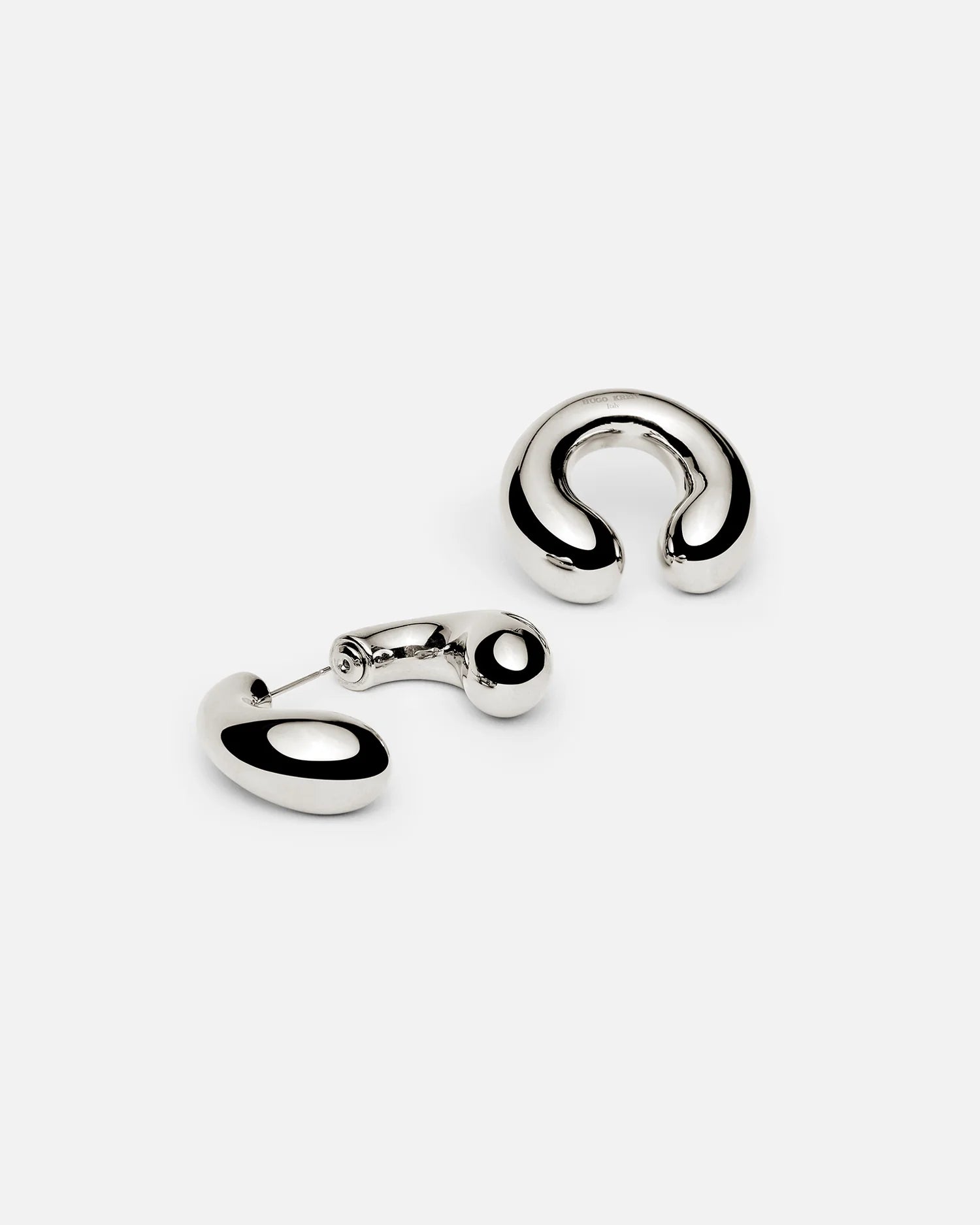 SILVER PISTIL EAR SET