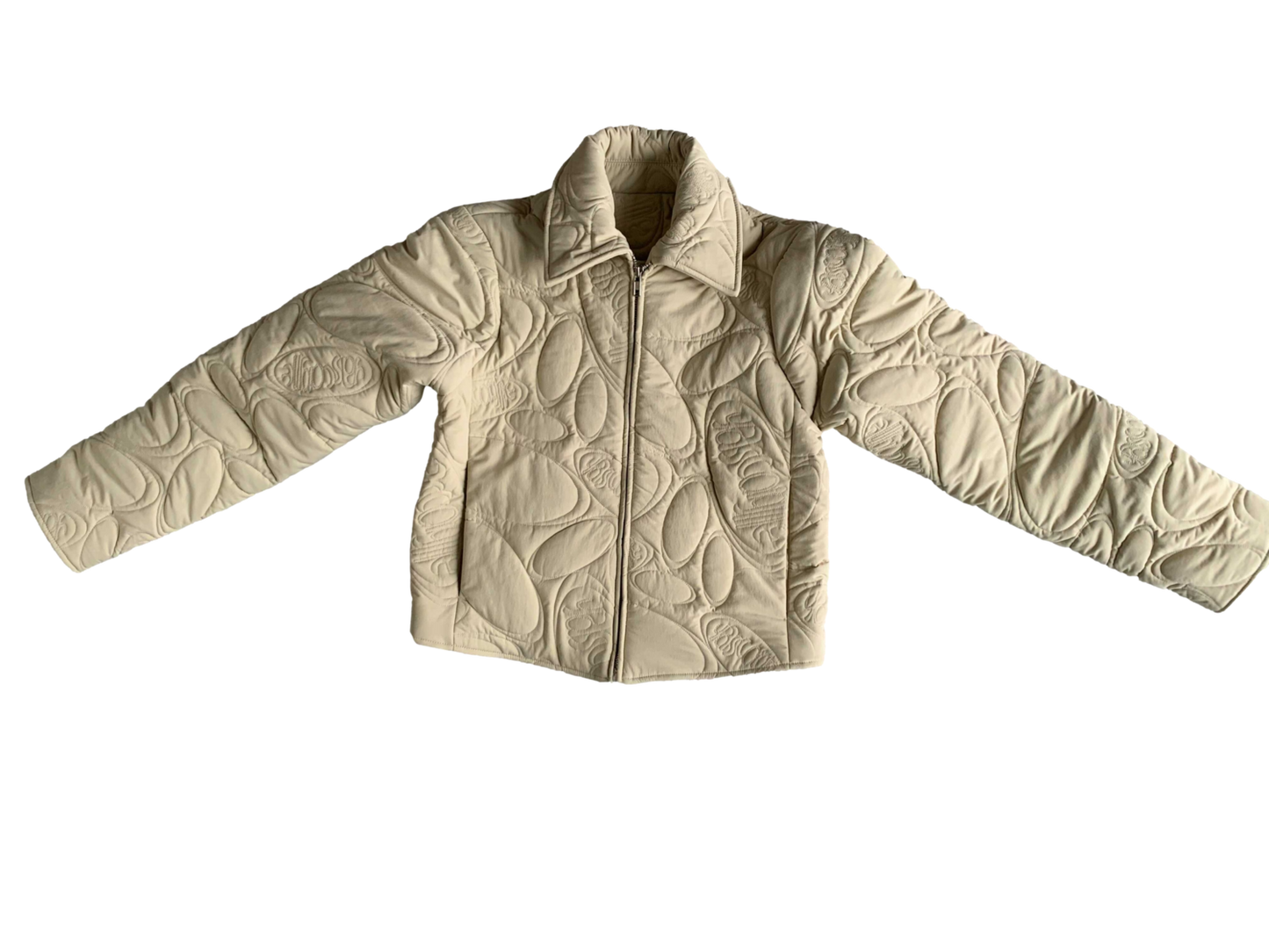 NYLON QUILTED JACKET (BEIGE)