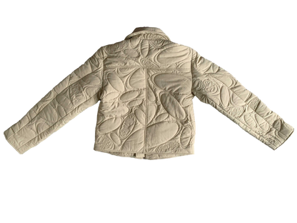 NYLON QUILTED JACKET (BEIGE)