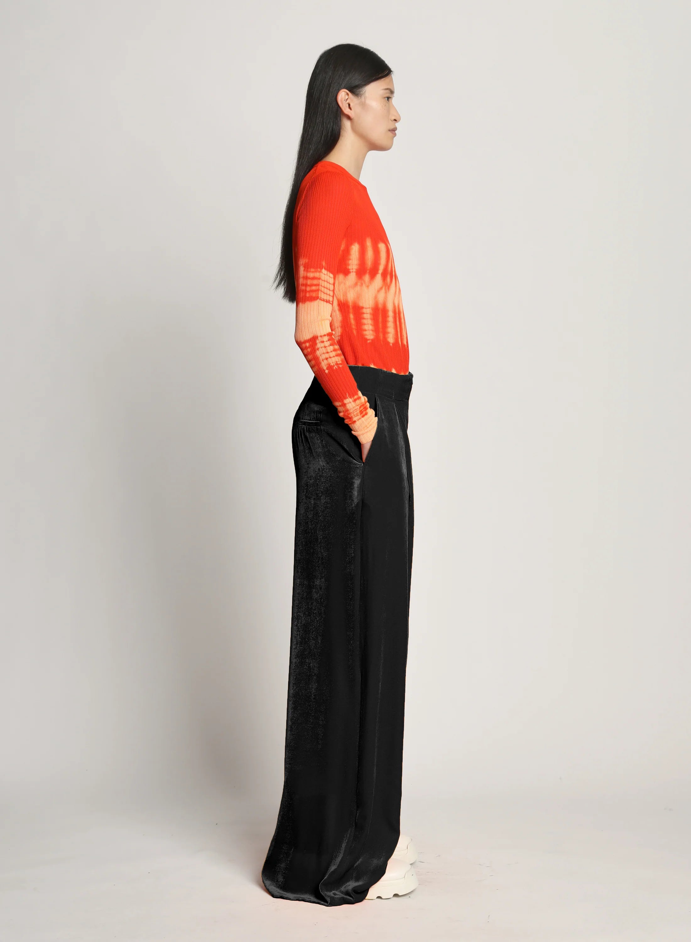 VISCOSE KNIT TIE DYE TOP