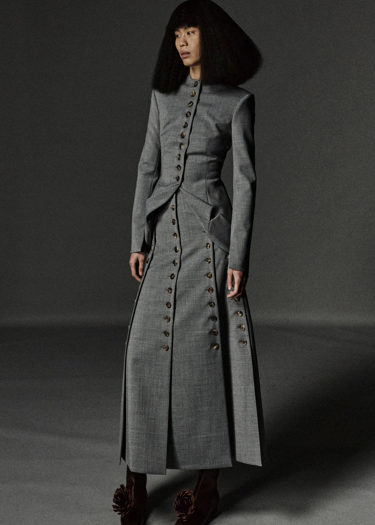 ROUND NECK JACKET