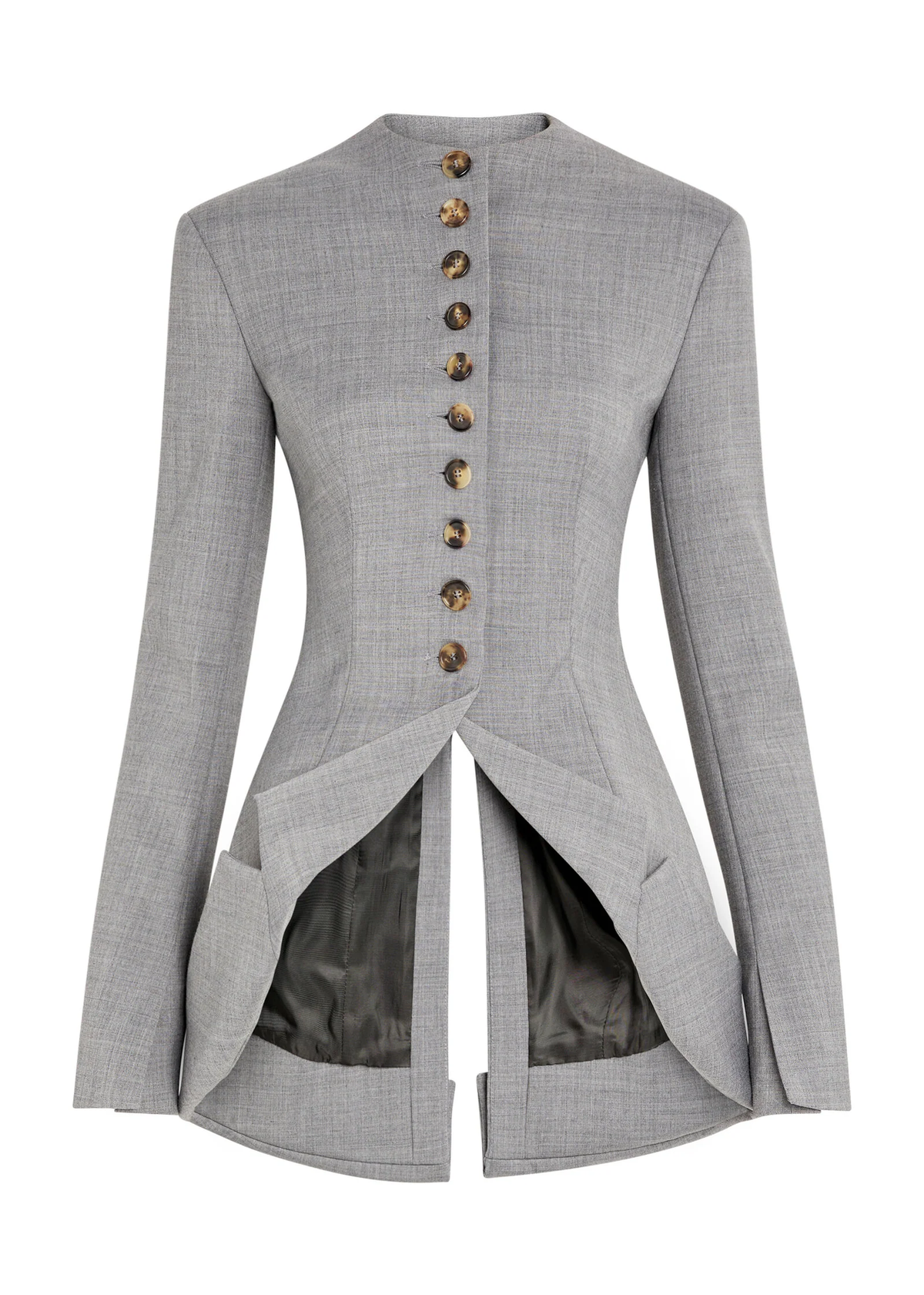 ROUND NECK JACKET