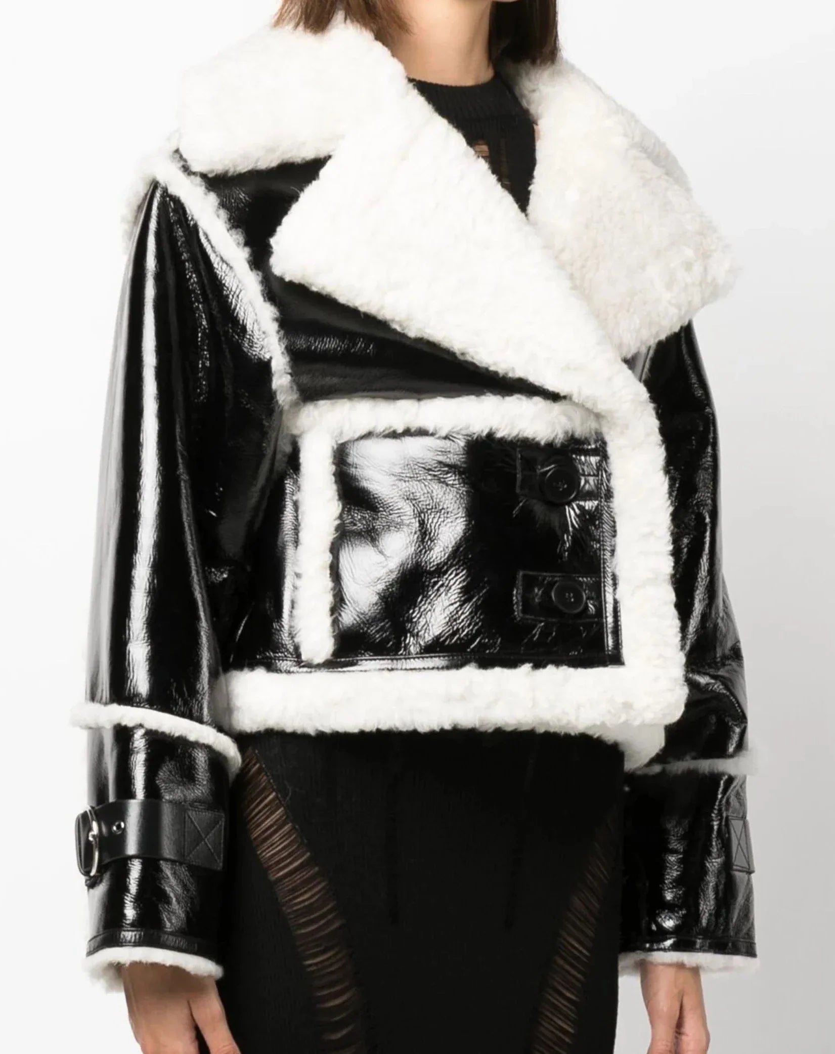 REVA SHEA SHEARLING JACKET