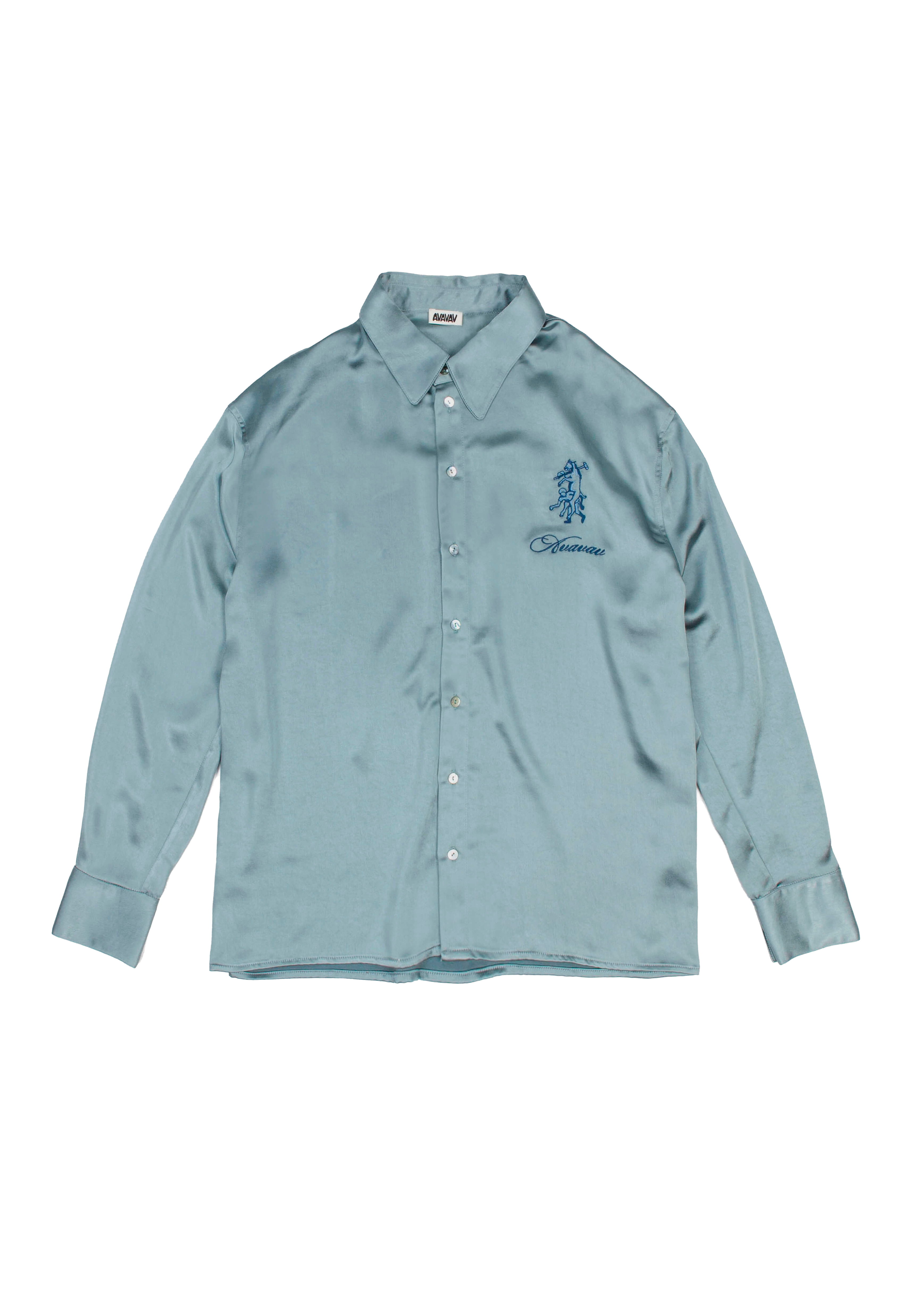 Shirt Satin Blue