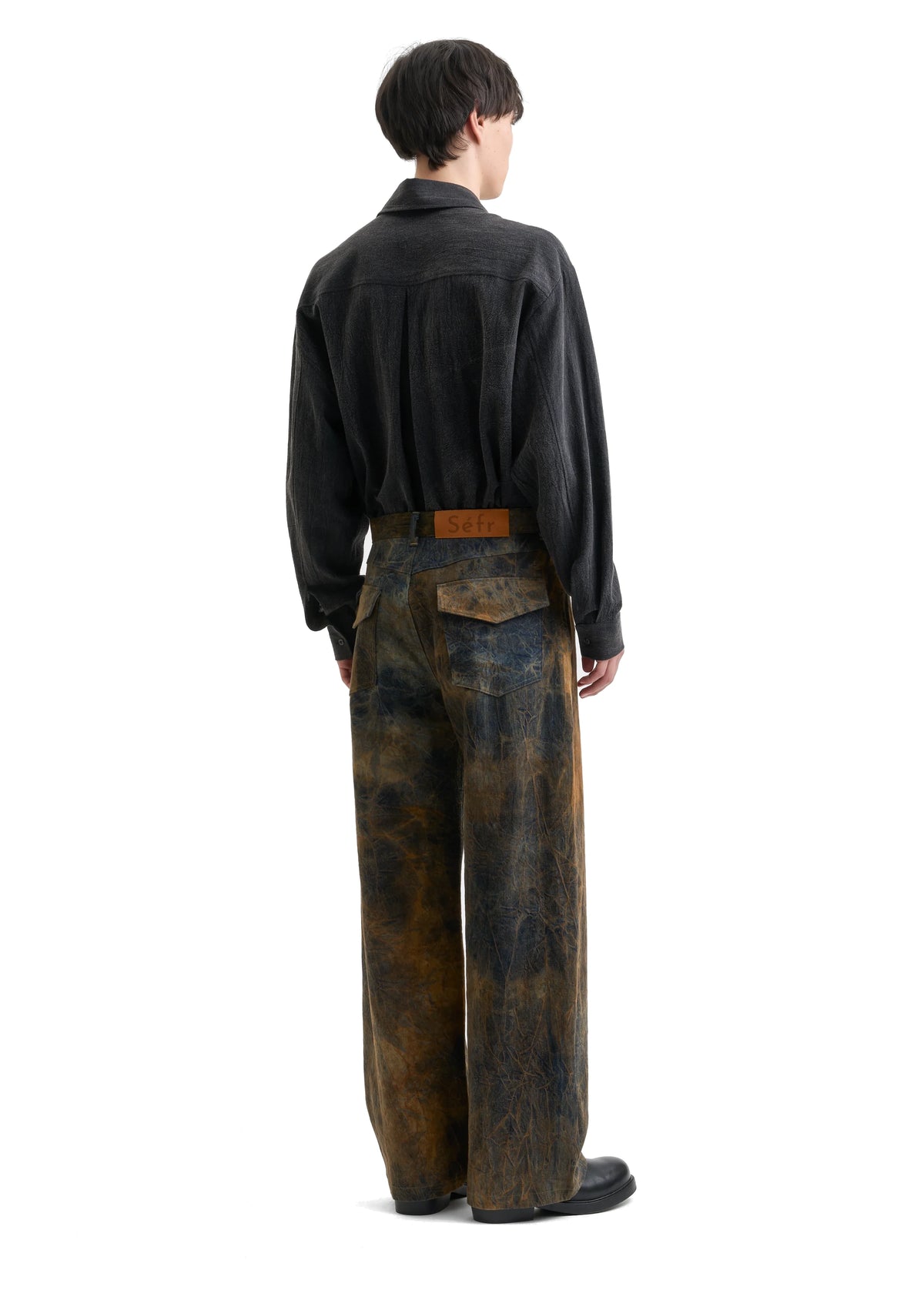 OVER-DYED RELAXED CUT JEAN