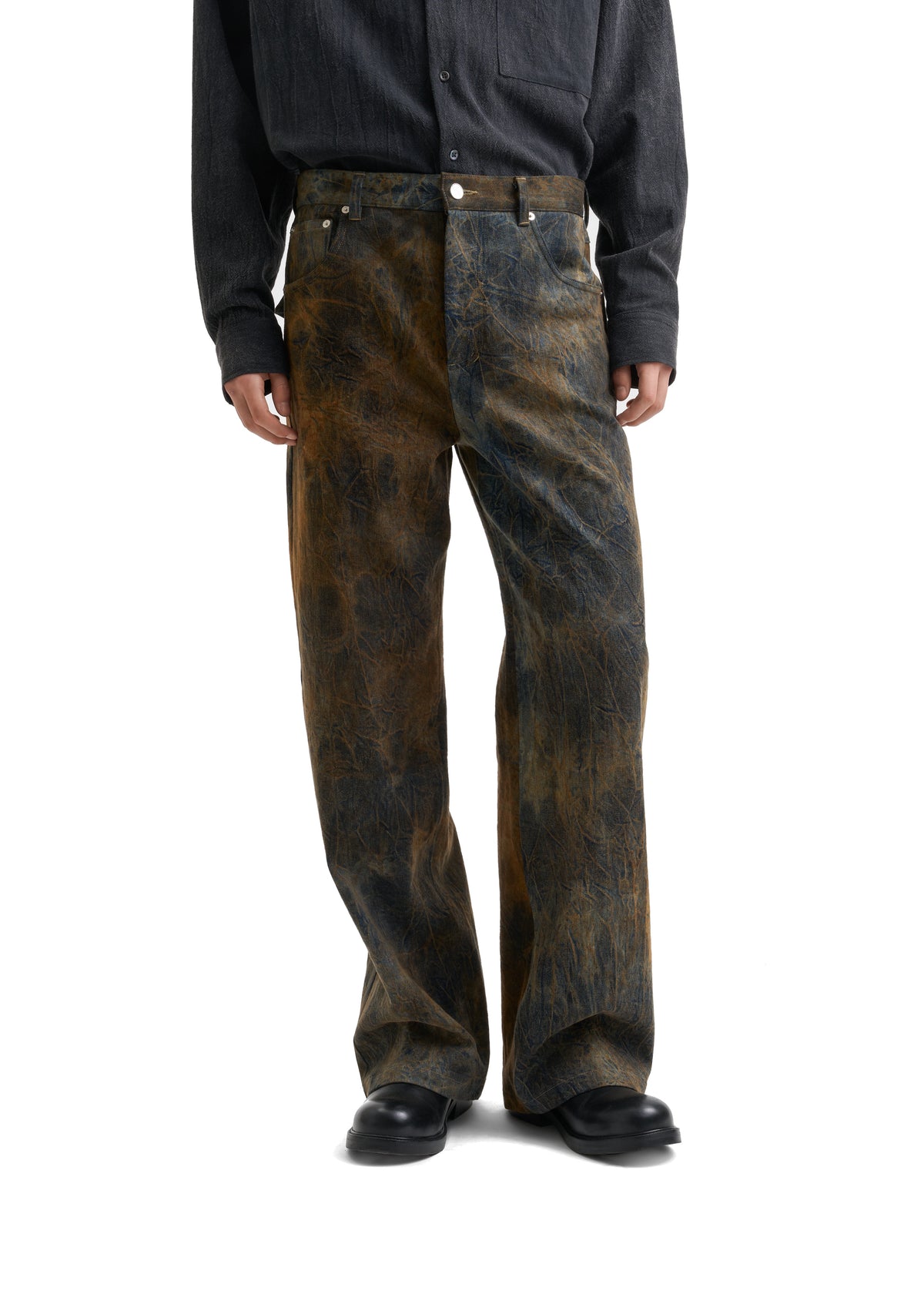 OVER-DYED RELAXED CUT JEAN