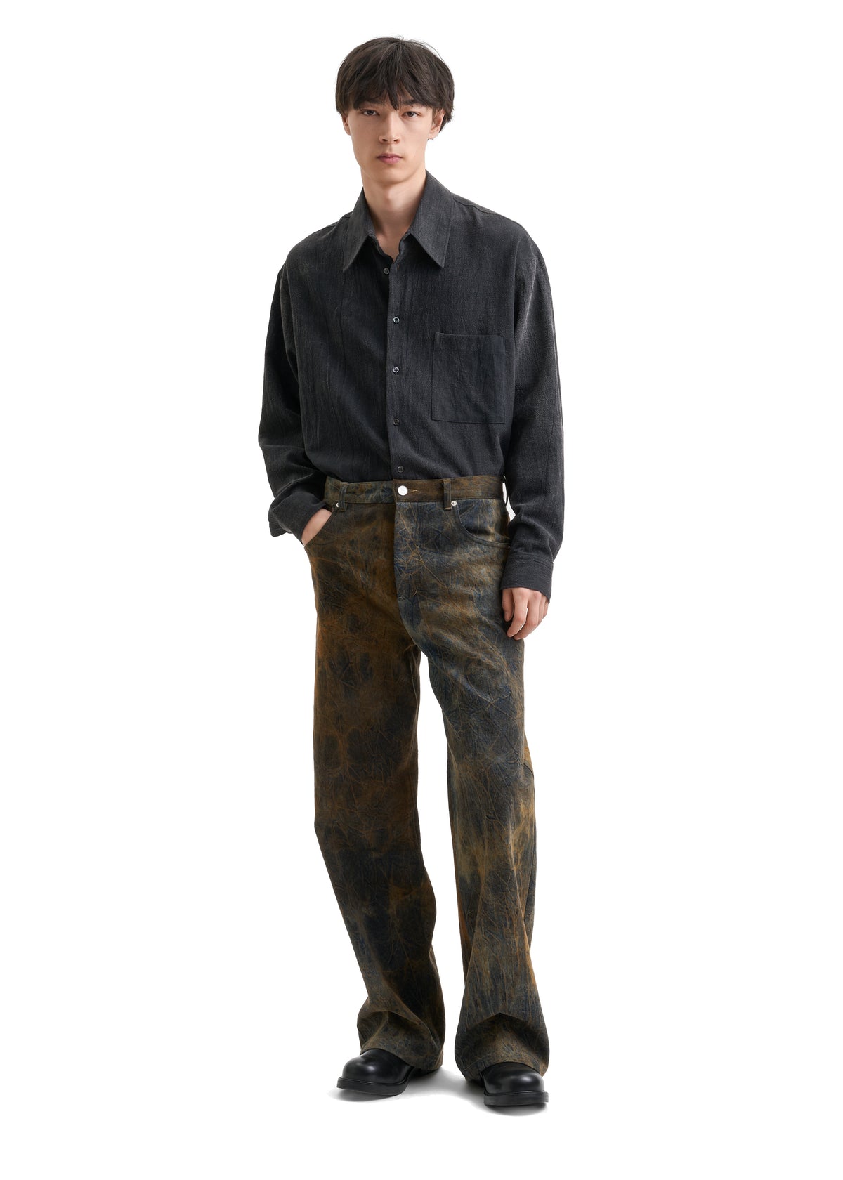 OVER-DYED RELAXED CUT JEAN