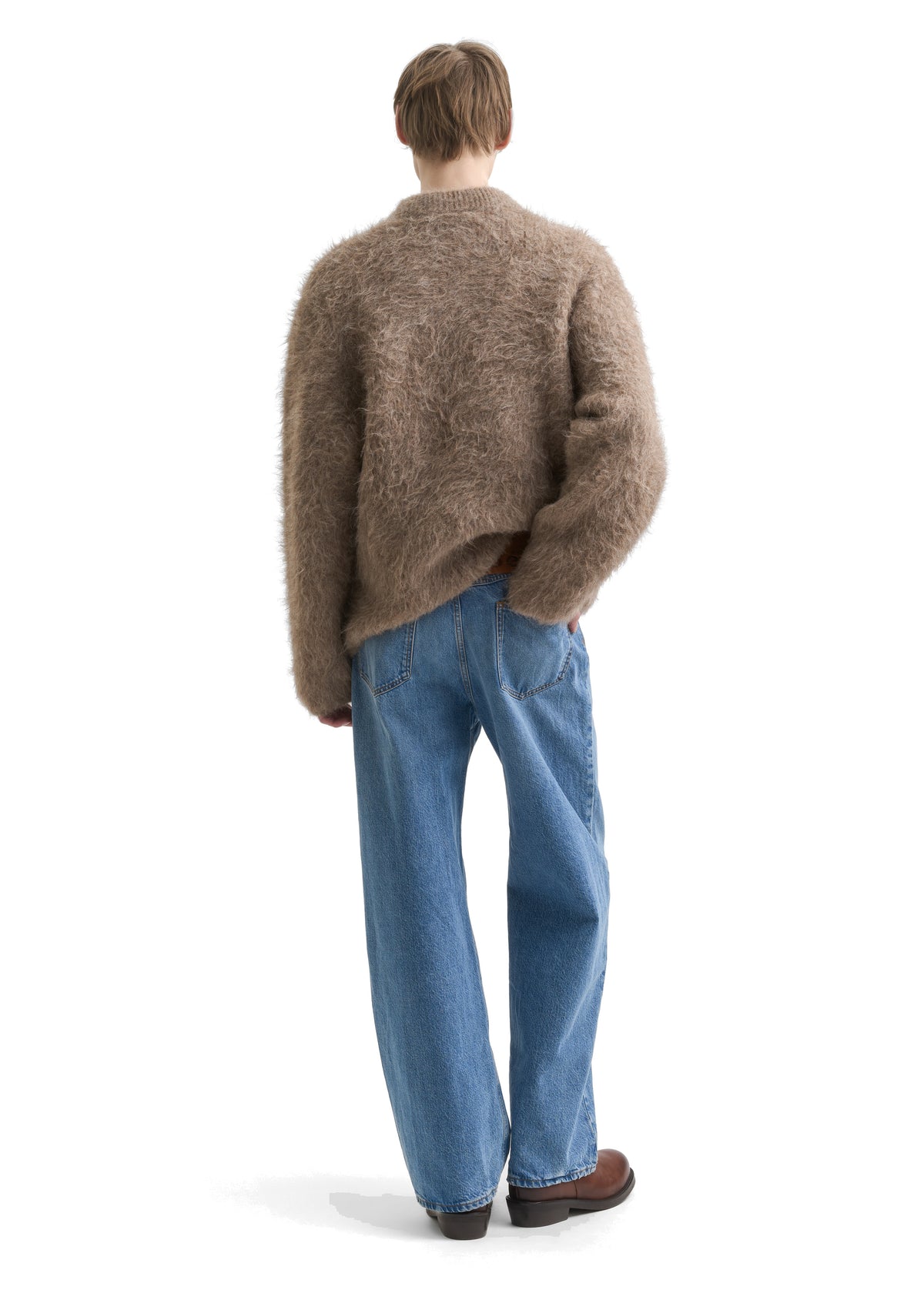 HARU SWEATER - GREIGE ALPACA