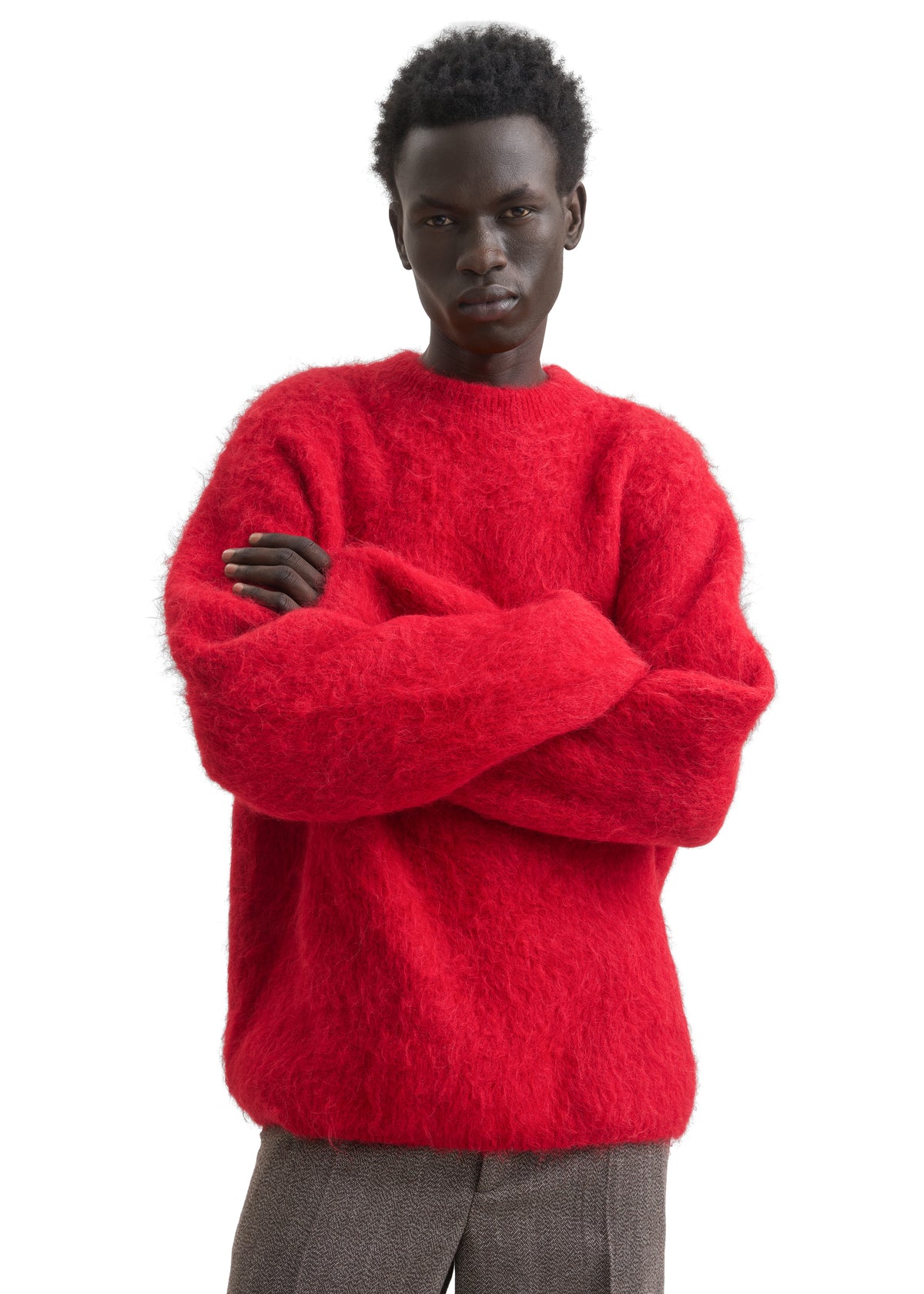 HARU SWEATER - RED ALPACA