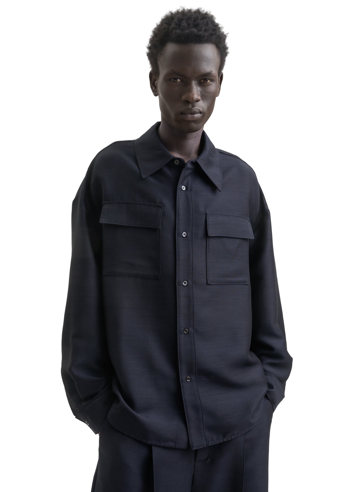 OVERSIZED POCKET OVERSHIRT