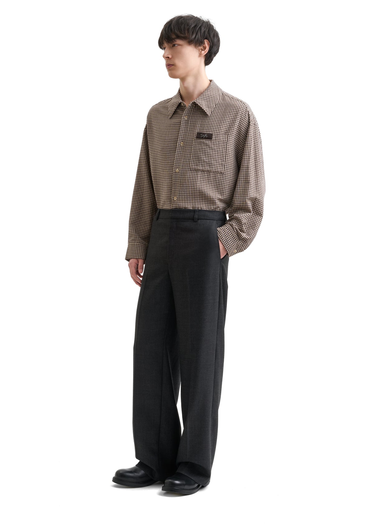 JEON TROUSER - ANTHRACITE
