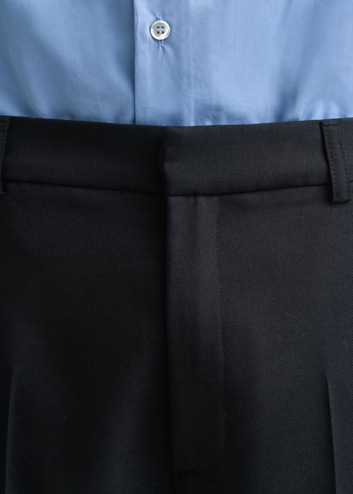 JEON TROUSER - FINE BLACK WOOL