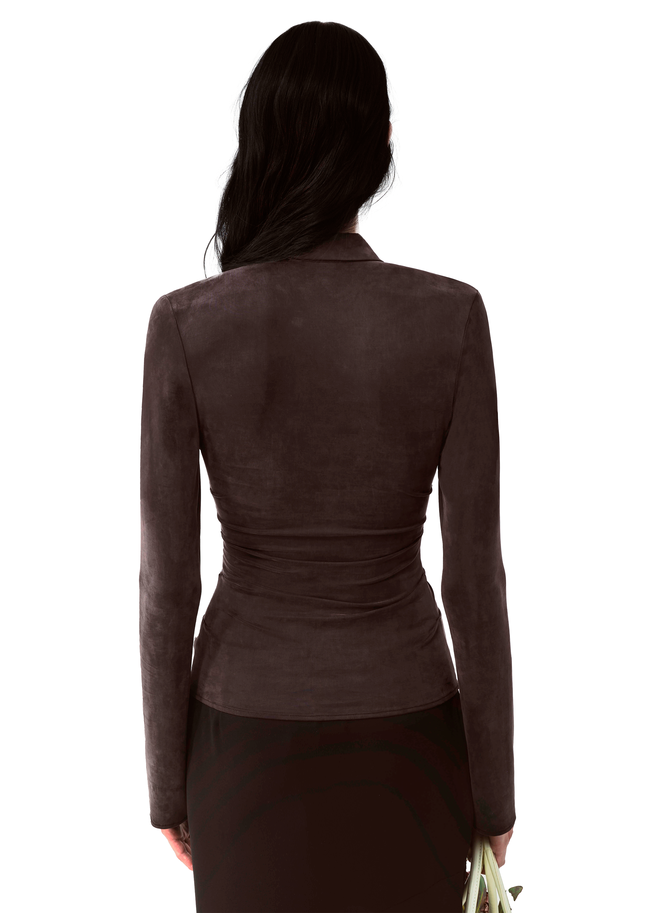 Pleated Shirt Black