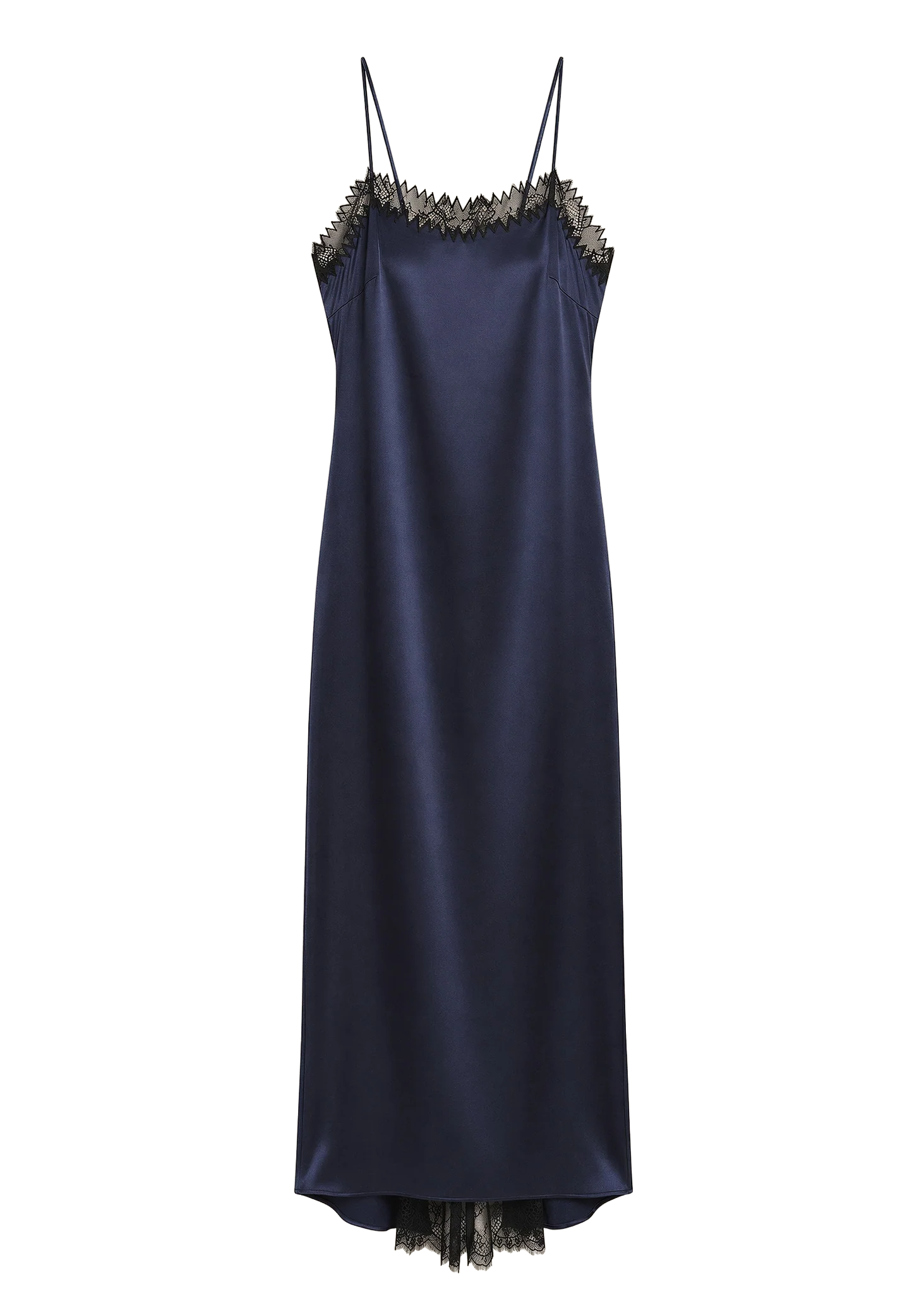 Silk Dress Navy
