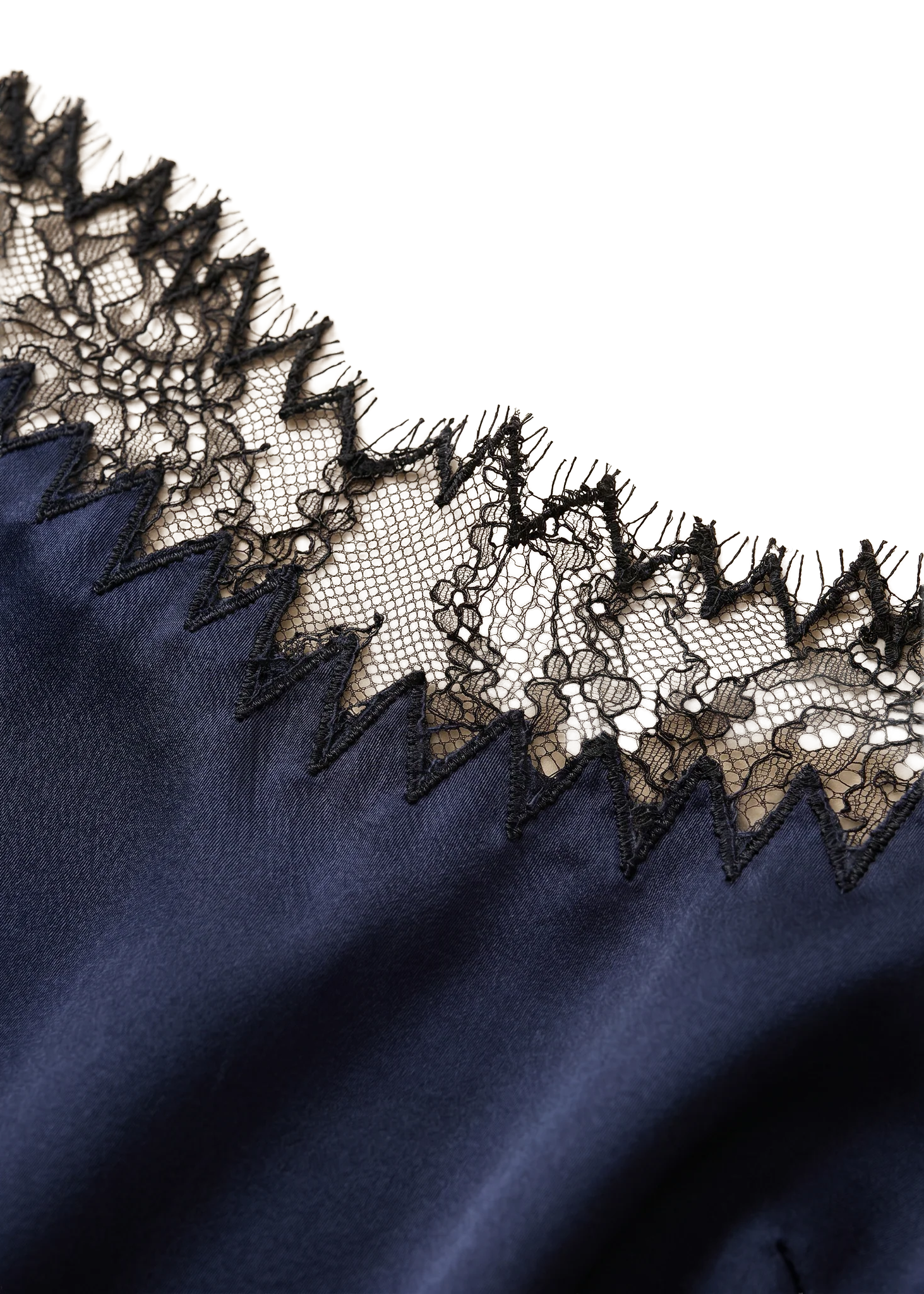 Silk Dress Navy