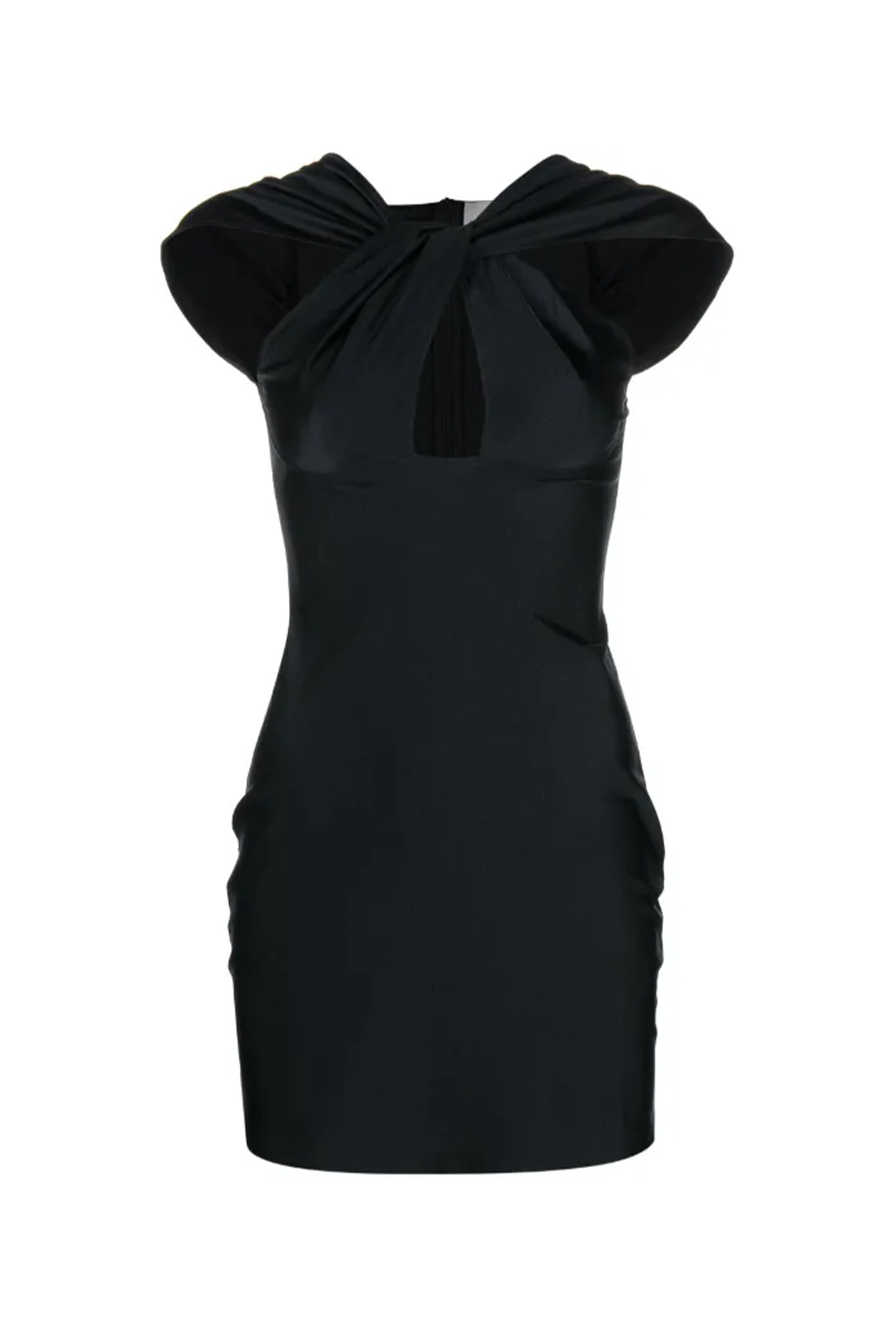 Twisted Cut-Out Jersey Dress