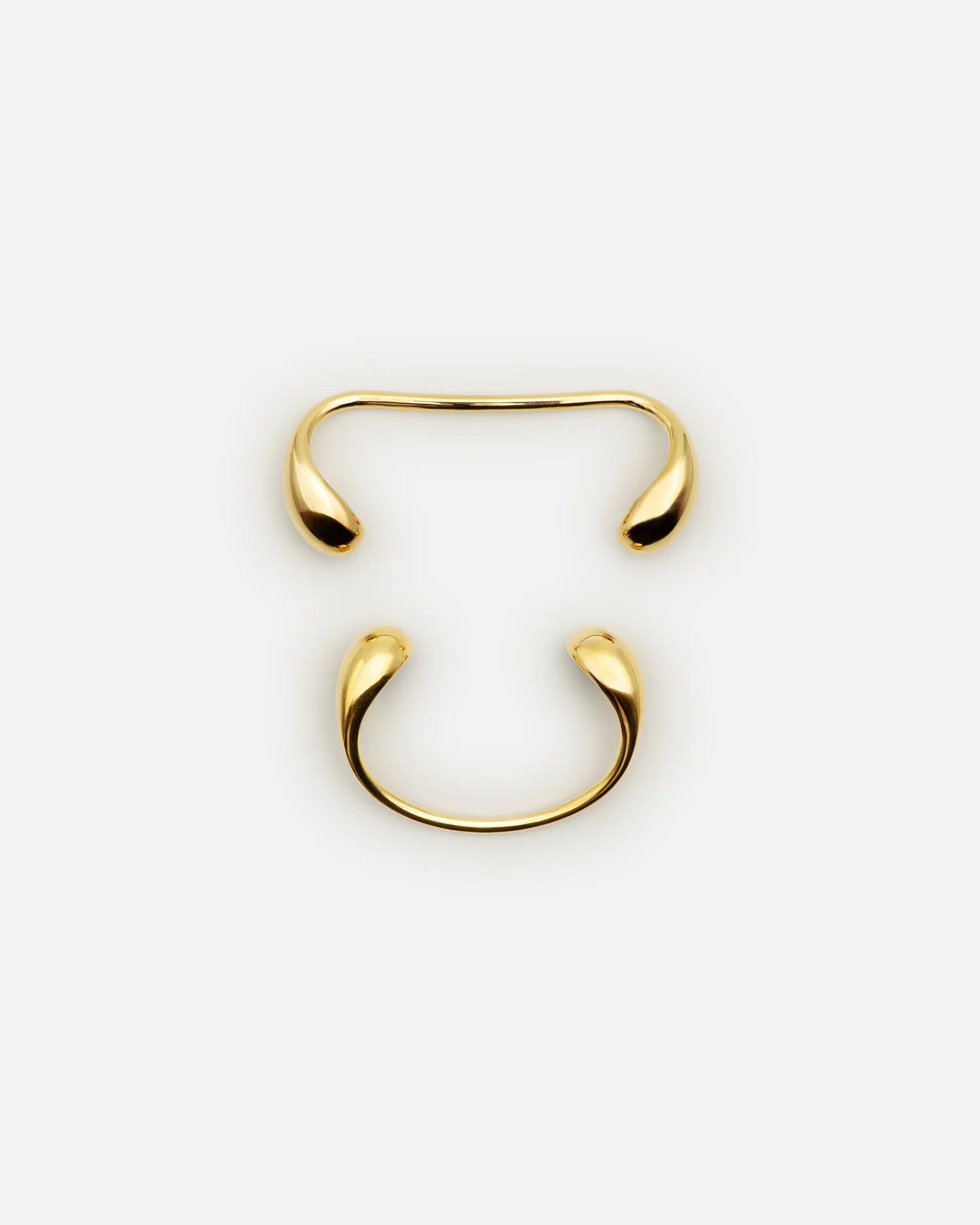 Serti Bracelet Set Gold