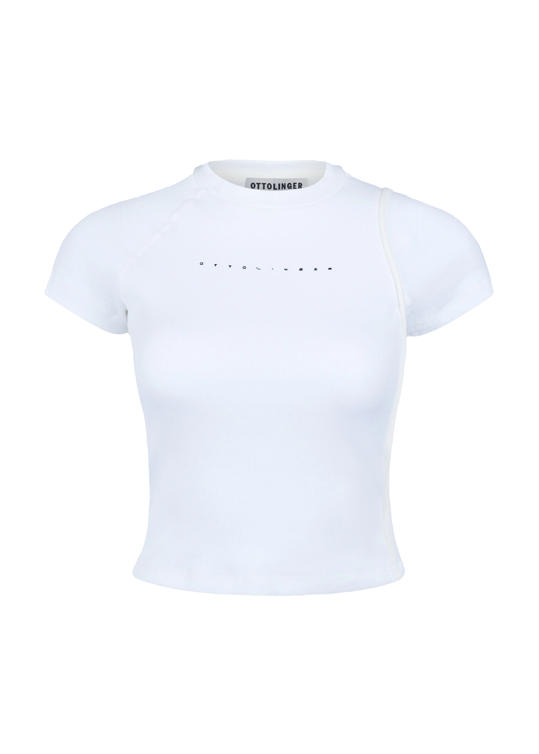 White Rib T-Shirt