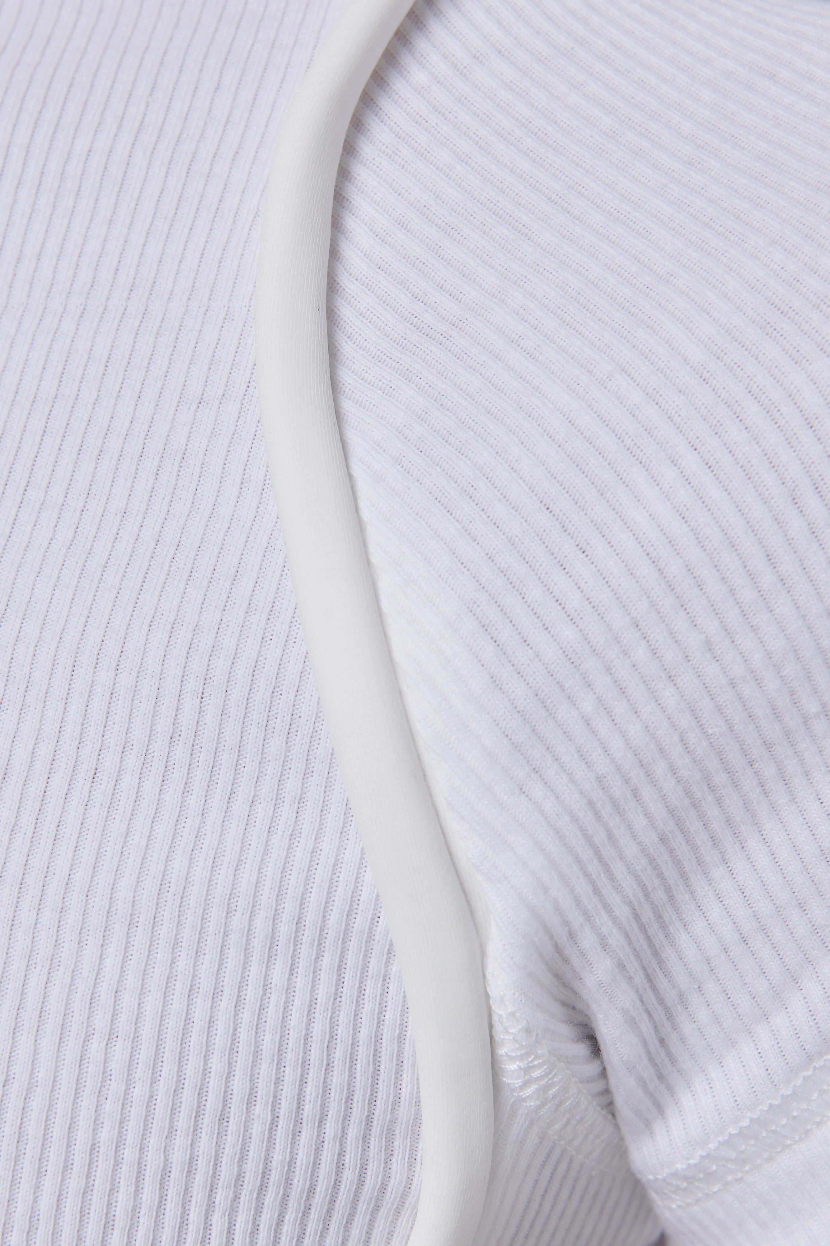 White Rib T-Shirt