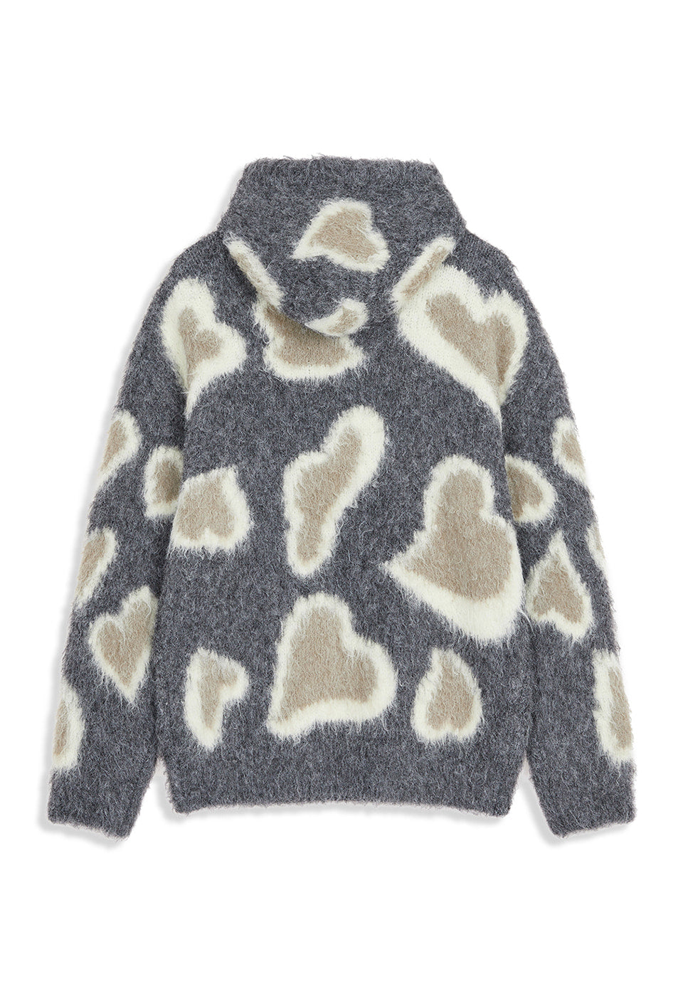 Knitted Leopard in Love Hoodie