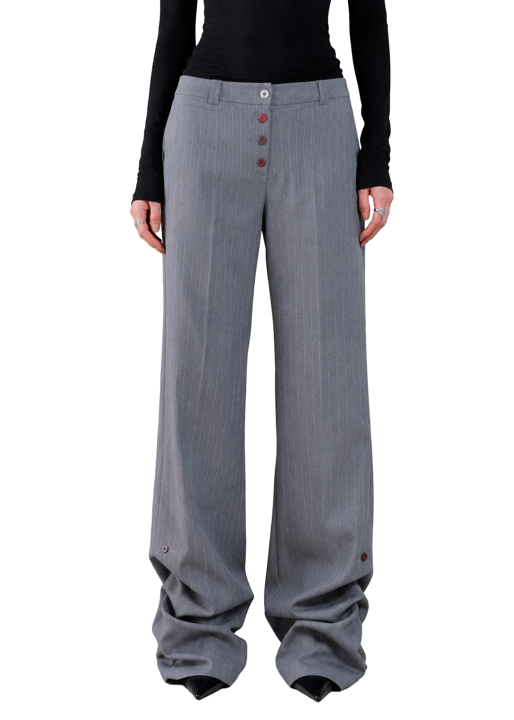 Suitpants sharpey buttons grey