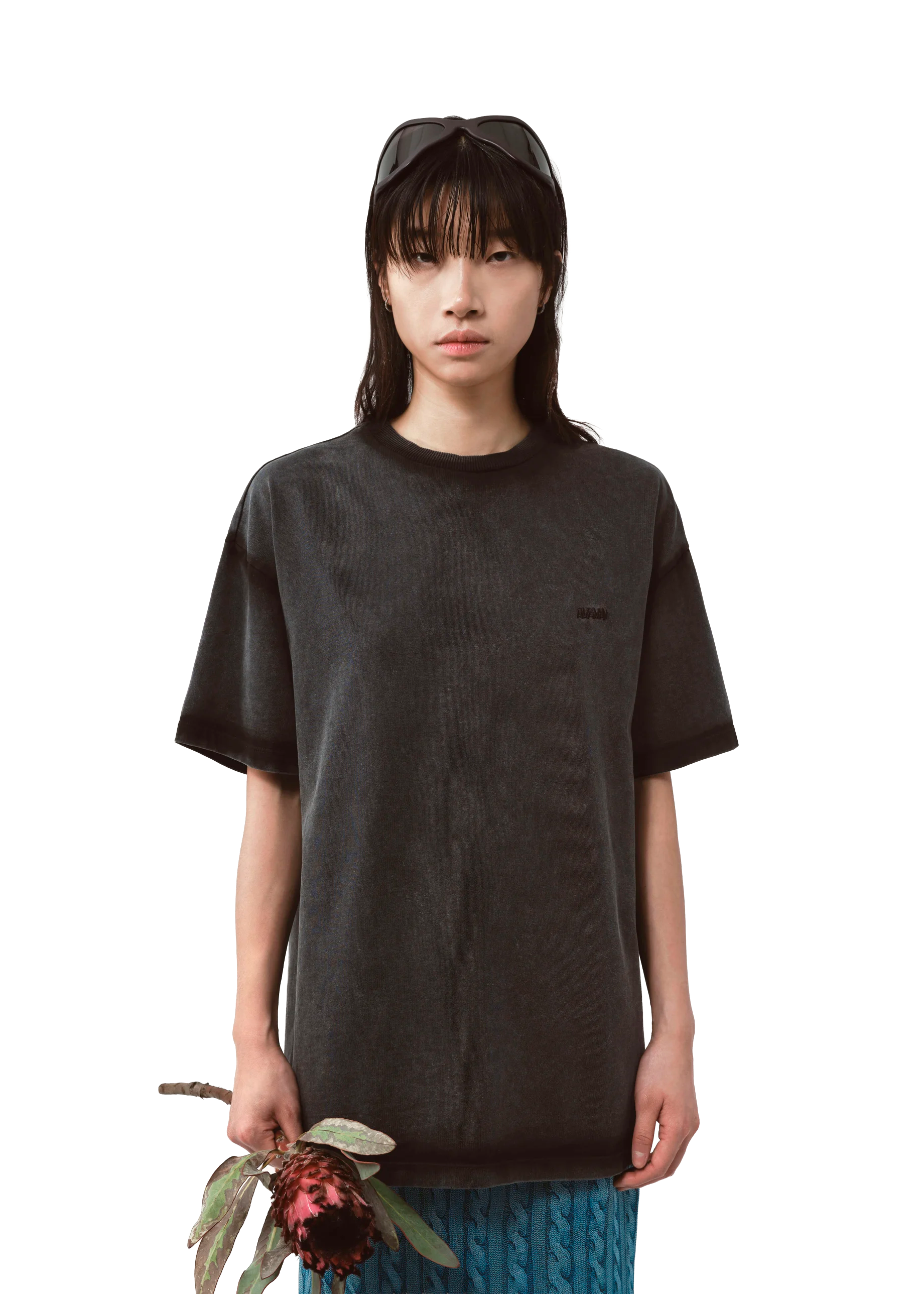 T-shirt AV-logo black