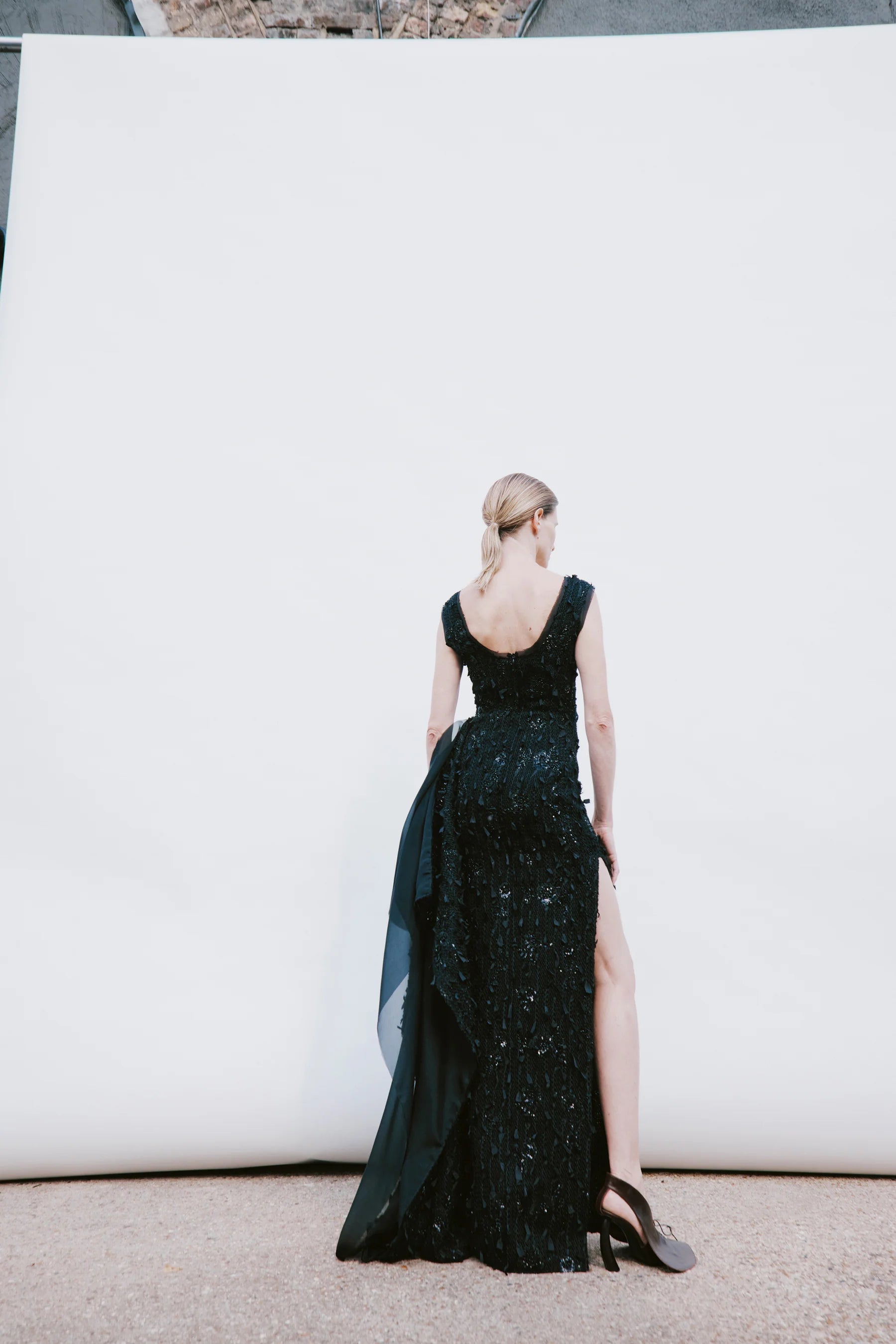 Maxi Dress With Side Panel