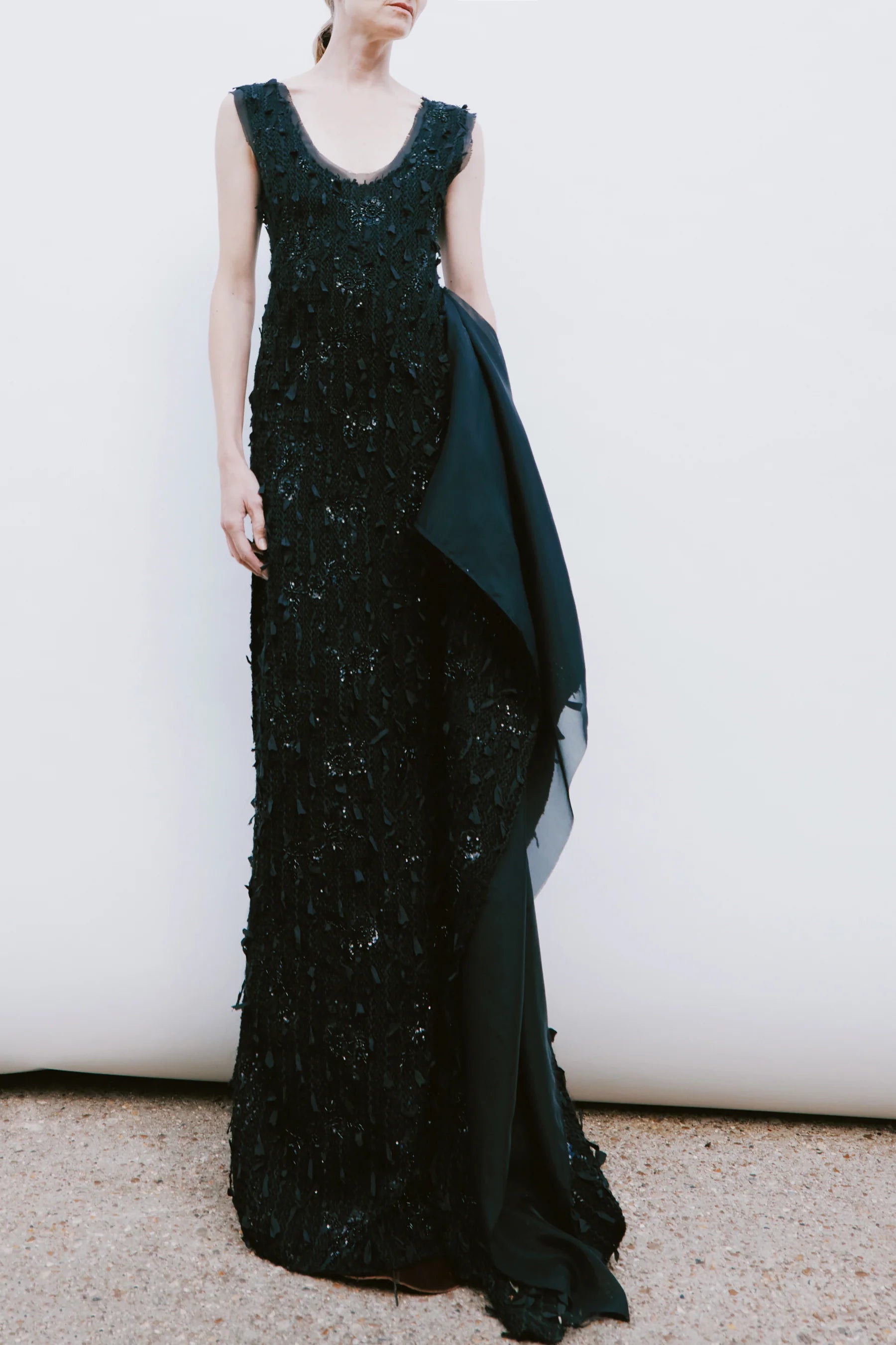 Maxi Dress With Side Panel