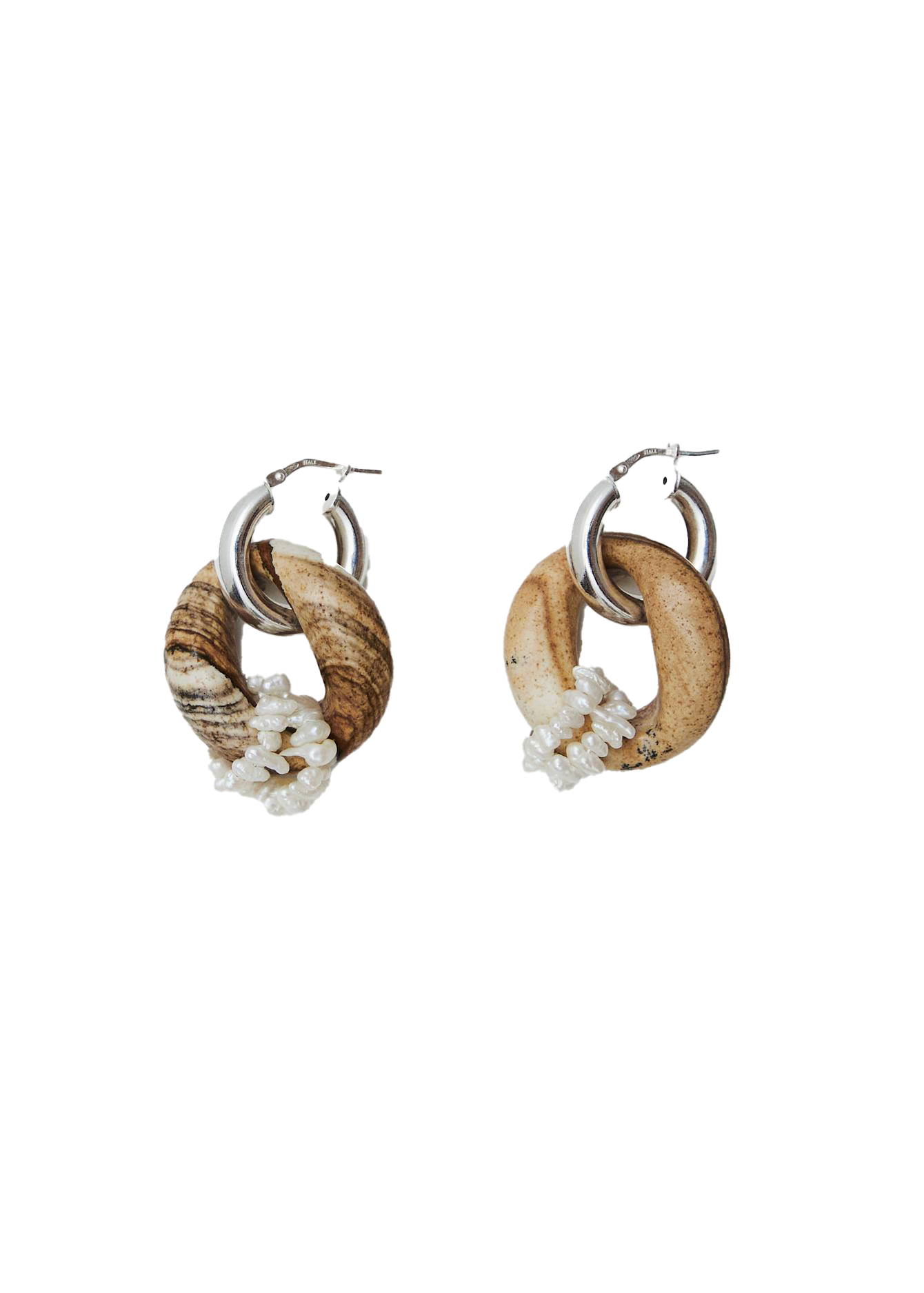 BAD ORB EARRING (Sand Jasper)