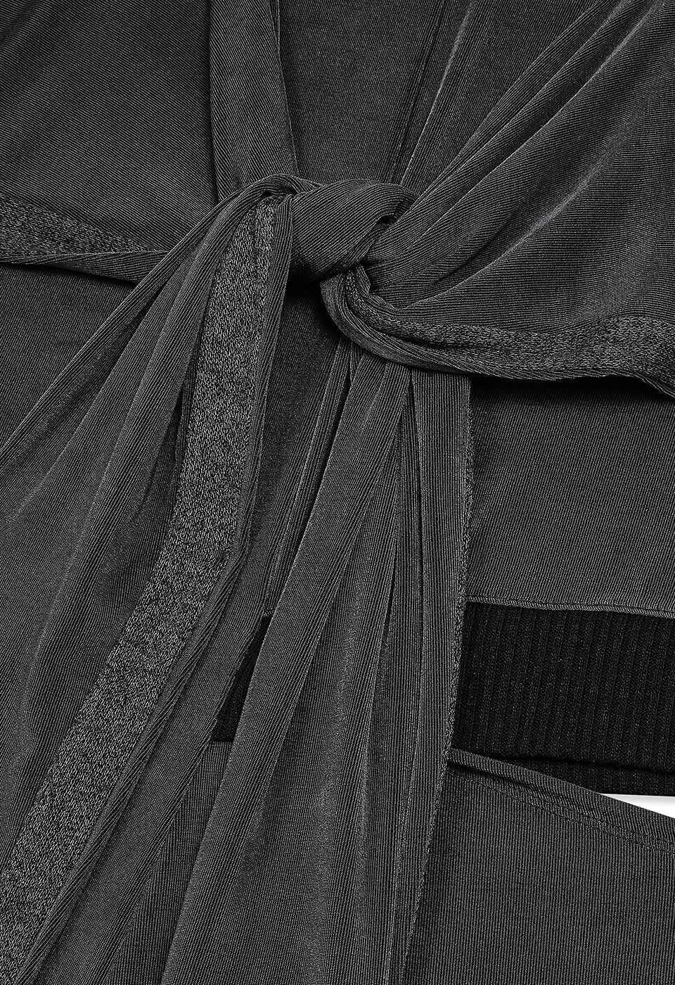 PANEL CUTOUT SKIRT - CHARCOAL