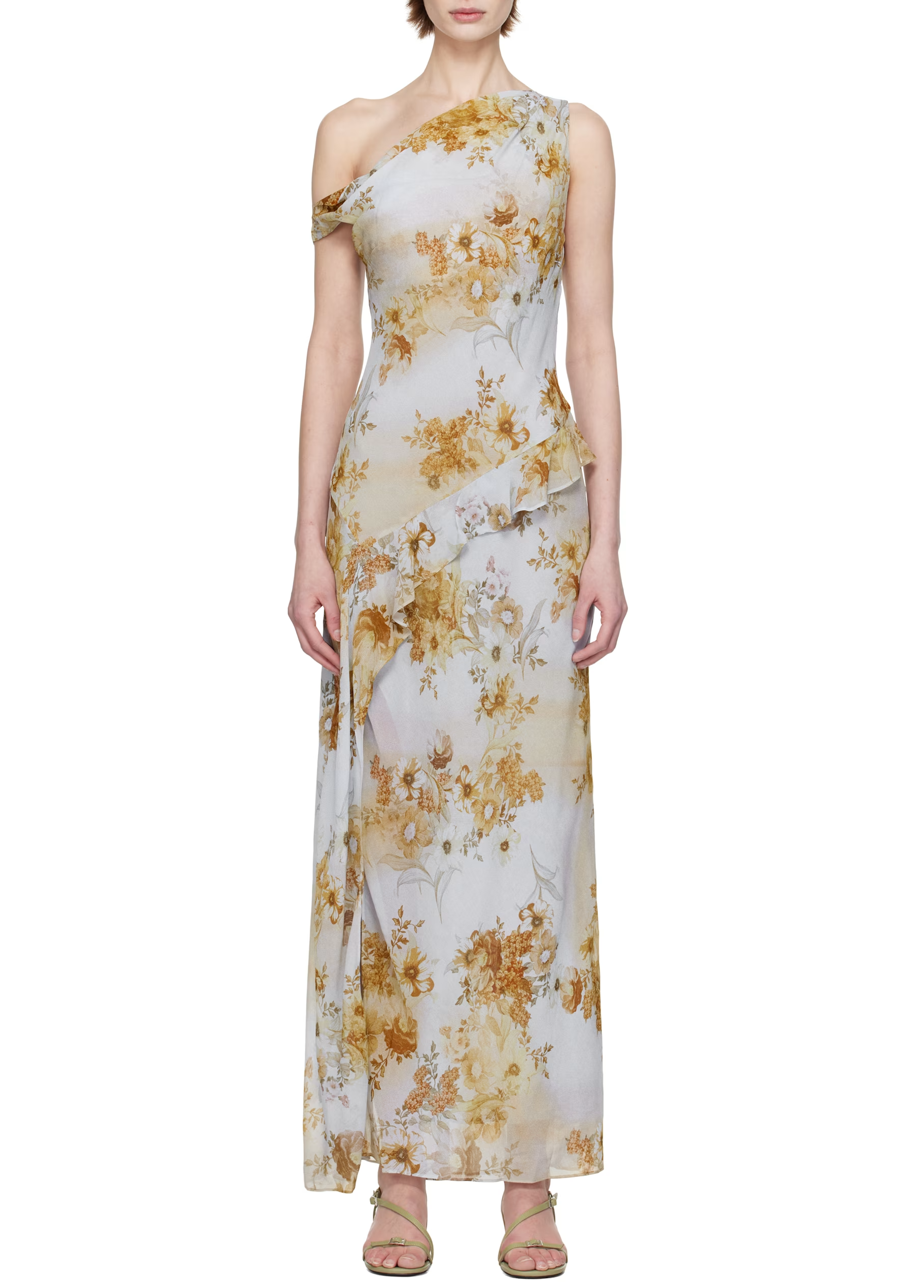 Blue Rahni Asym Maxi Dress